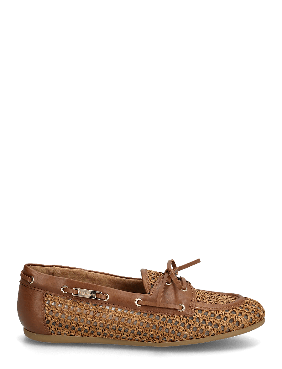 Tamaris - Women Lace-up - boat shoes - cognac struct. - 2