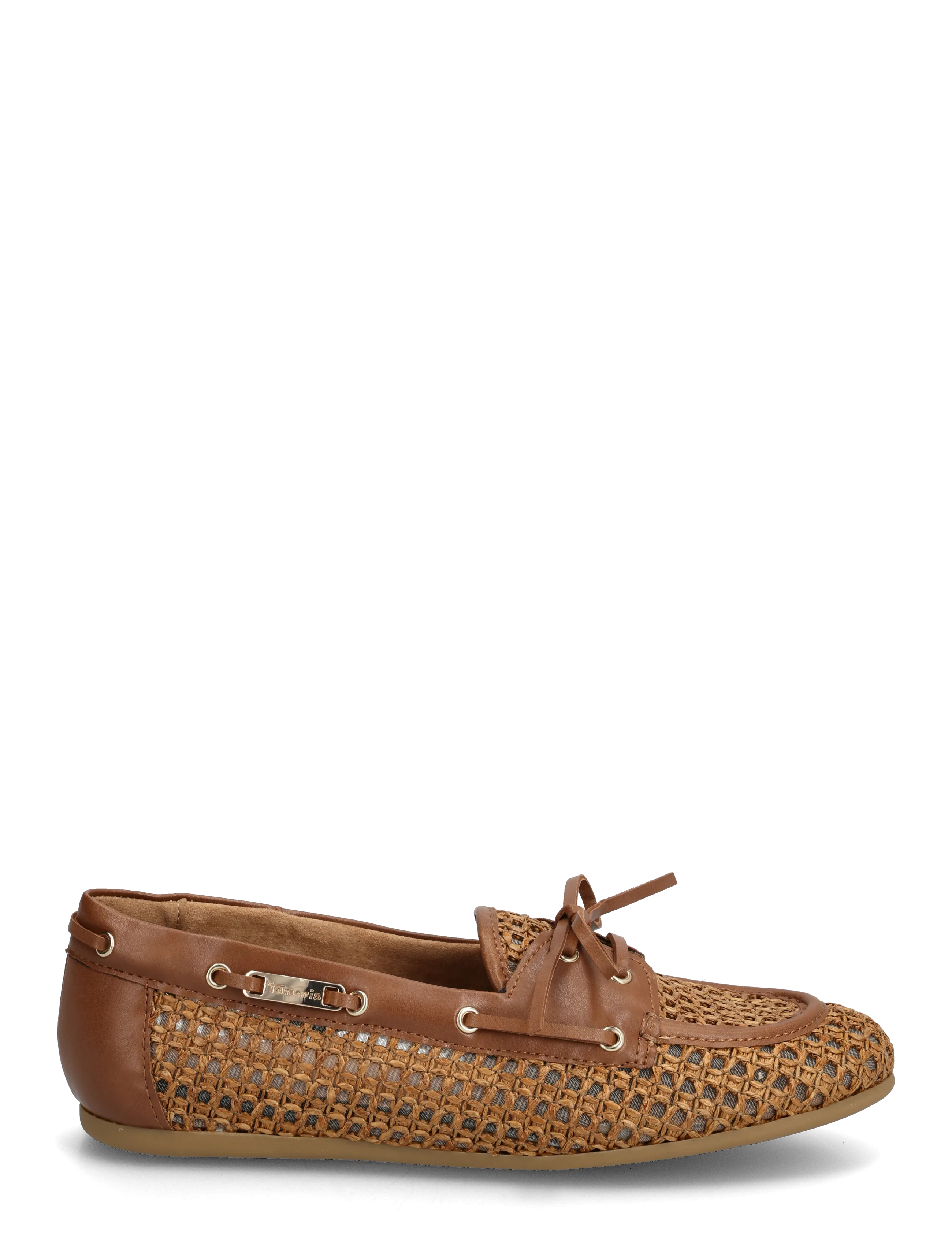 Tamaris - Women Lace-up - purjekingad - cognac struct. - 2