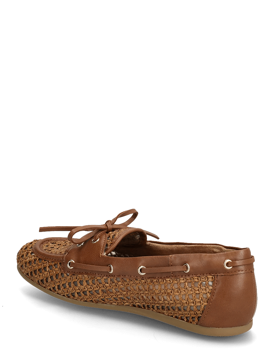 Tamaris - Women Lace-up - boat shoes - cognac struct. - 3