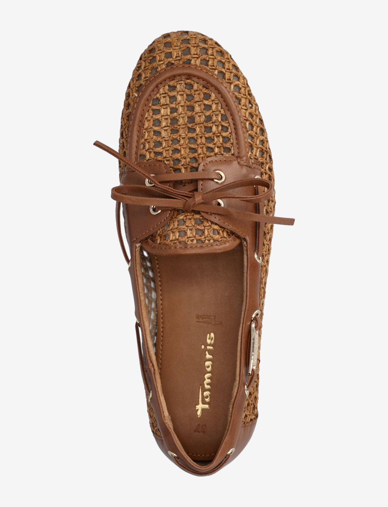 Tamaris - Women Lace-up - bootschoenen - cognac struct. - 4