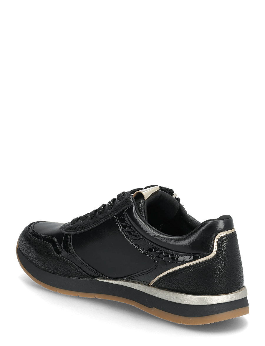 Tamaris - Women Lace-up - lave sneakers - black comb - 2