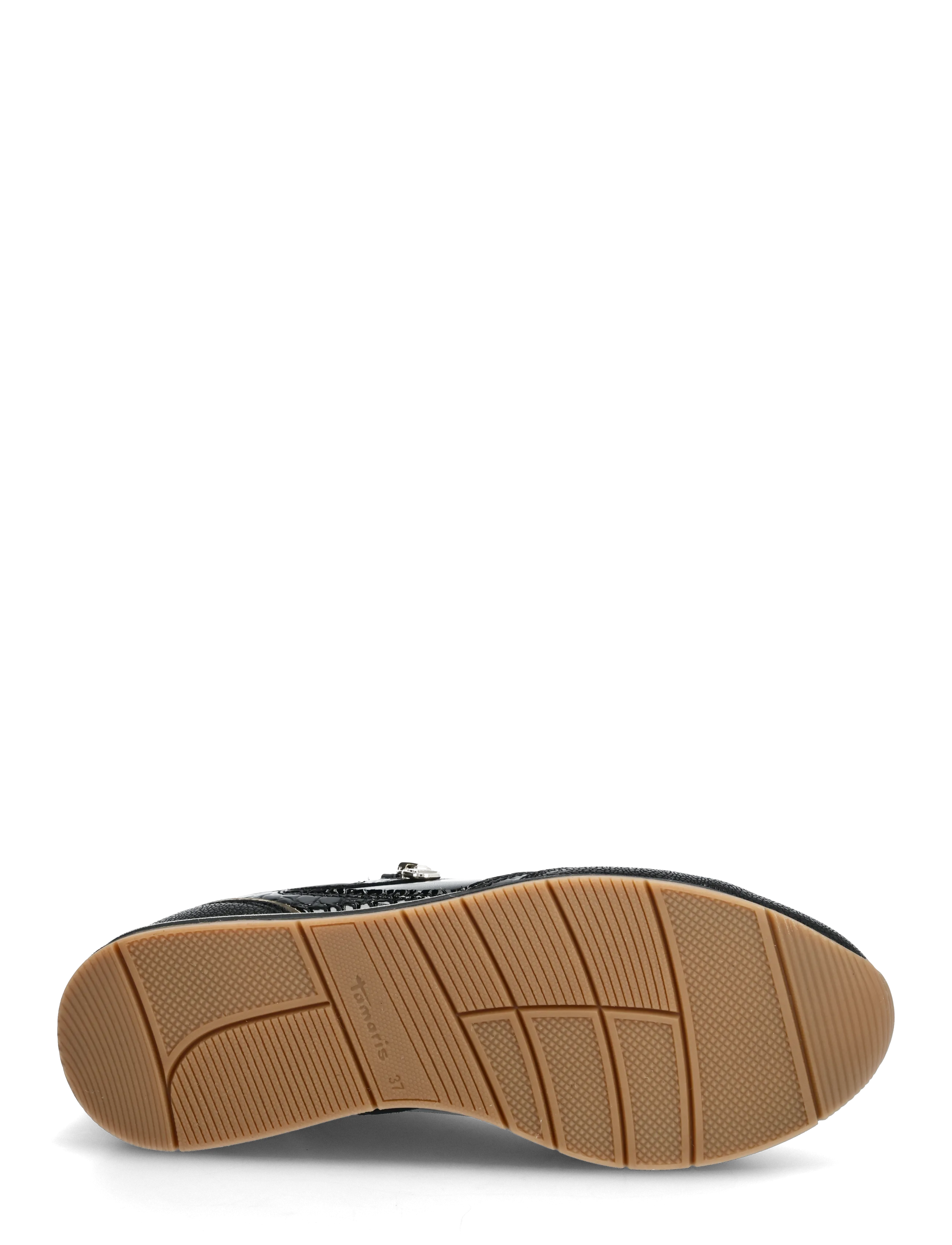 Tamaris - Women Lace-up - låga sneakers - black comb - 4