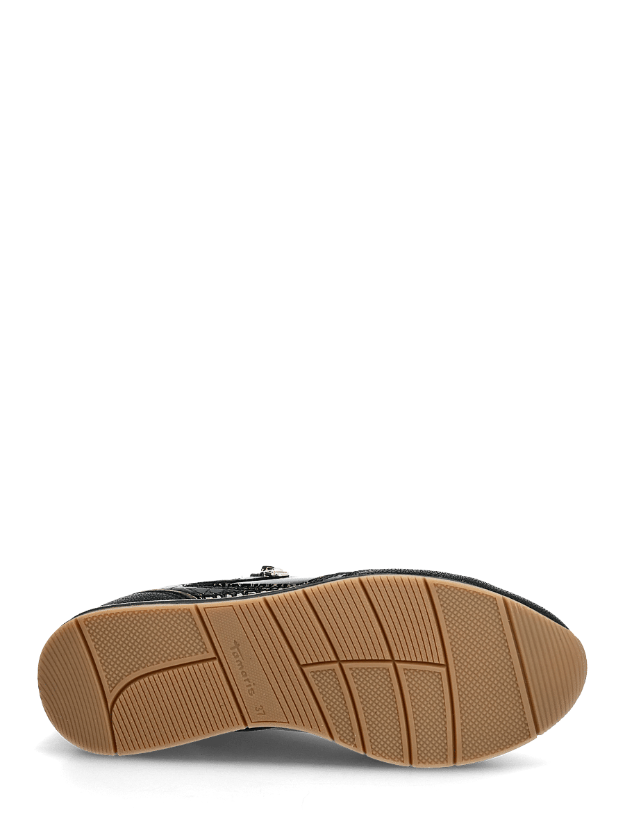 Tamaris - Women Lace-up - lave sneakers - black comb - 4