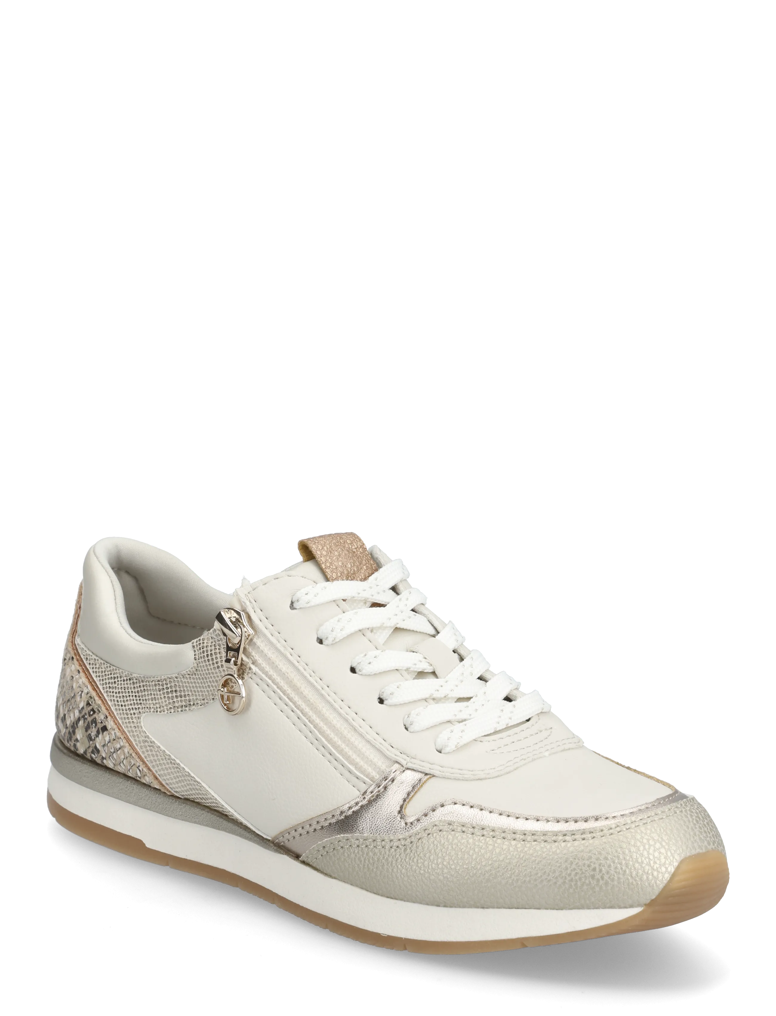 Tamaris Women Lace-Up, 41, Sneakers, Creme - Low-top Frauen