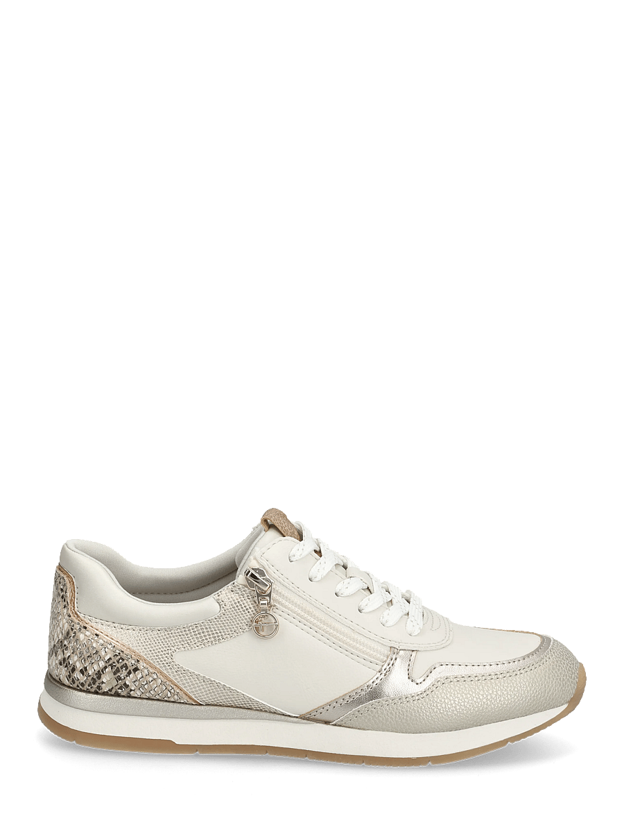 Tamaris - Women Lace-up - niedrige sneaker - ivory struct. - 1