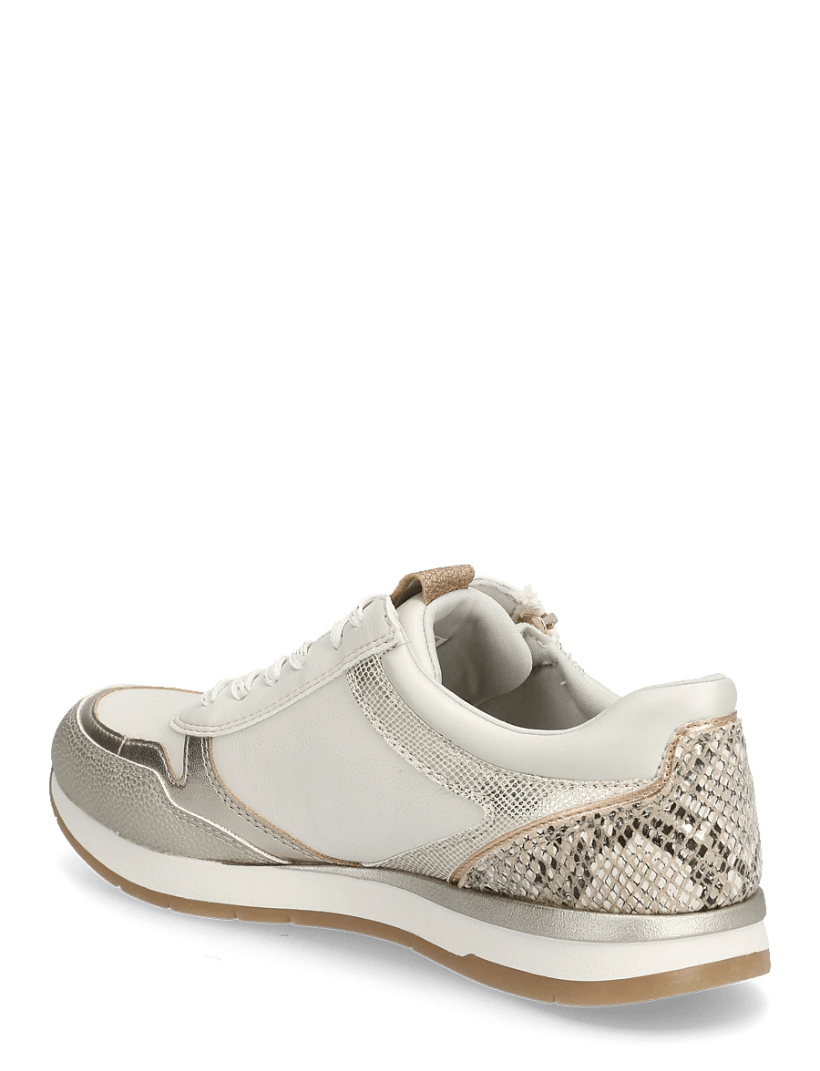 Tamaris - Women Lace-up - niedrige sneaker - ivory struct. - 2