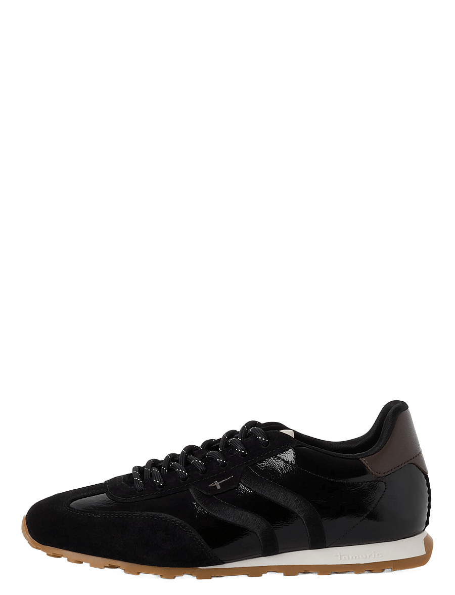 Tamaris - Women Lace-up - black patent - 1