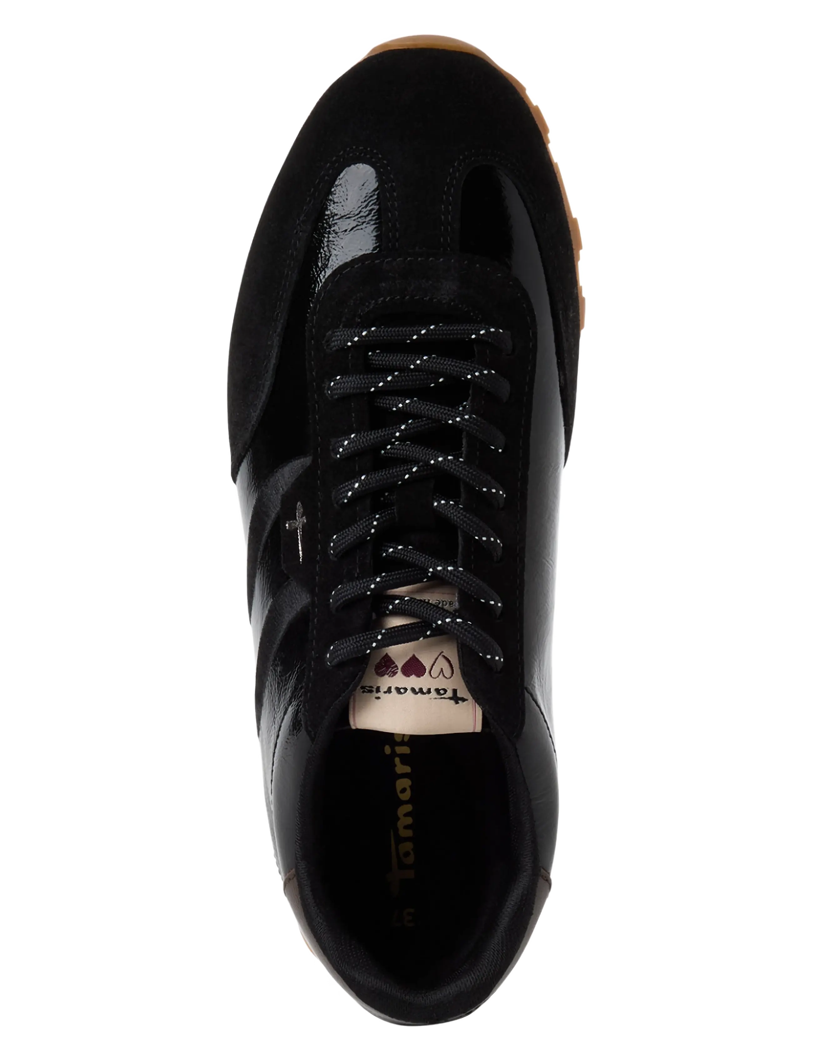 Tamaris - Women Lace-up - black patent - 4