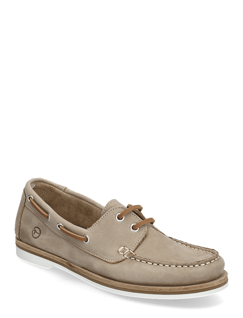 Tamaris - Women Lace-up - seglarskor - taupe - 0