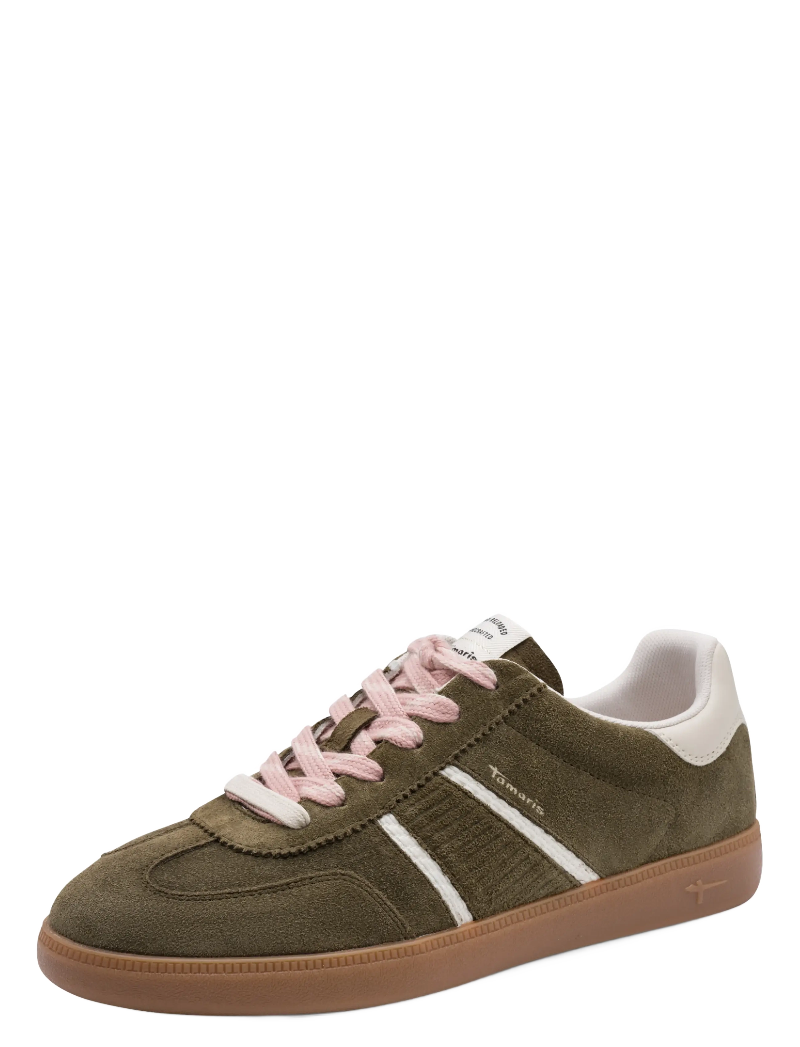 Tamaris Women Lace-Up, 41, Sneakers, Khakigrün - Low-top Frauen