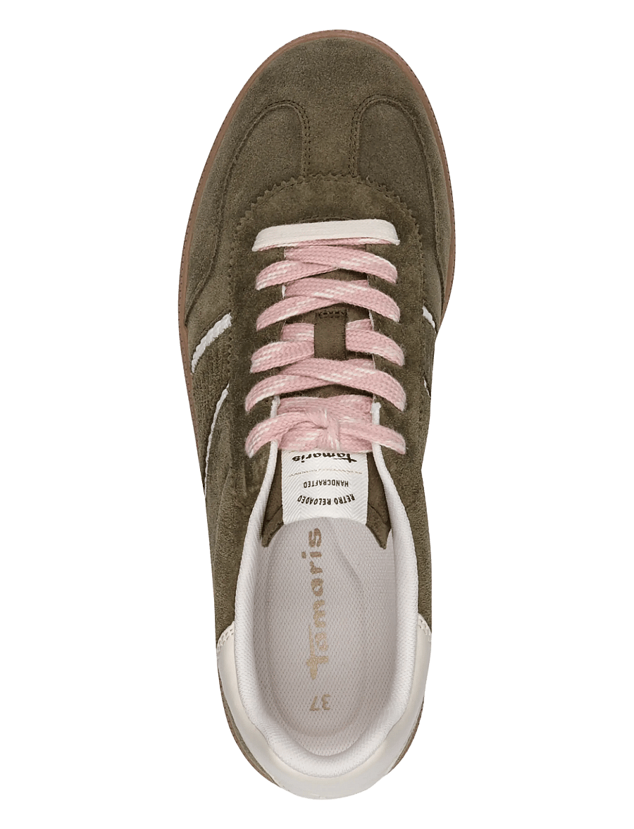 Tamaris - Women Lace-up - konfirmation - olive - 4