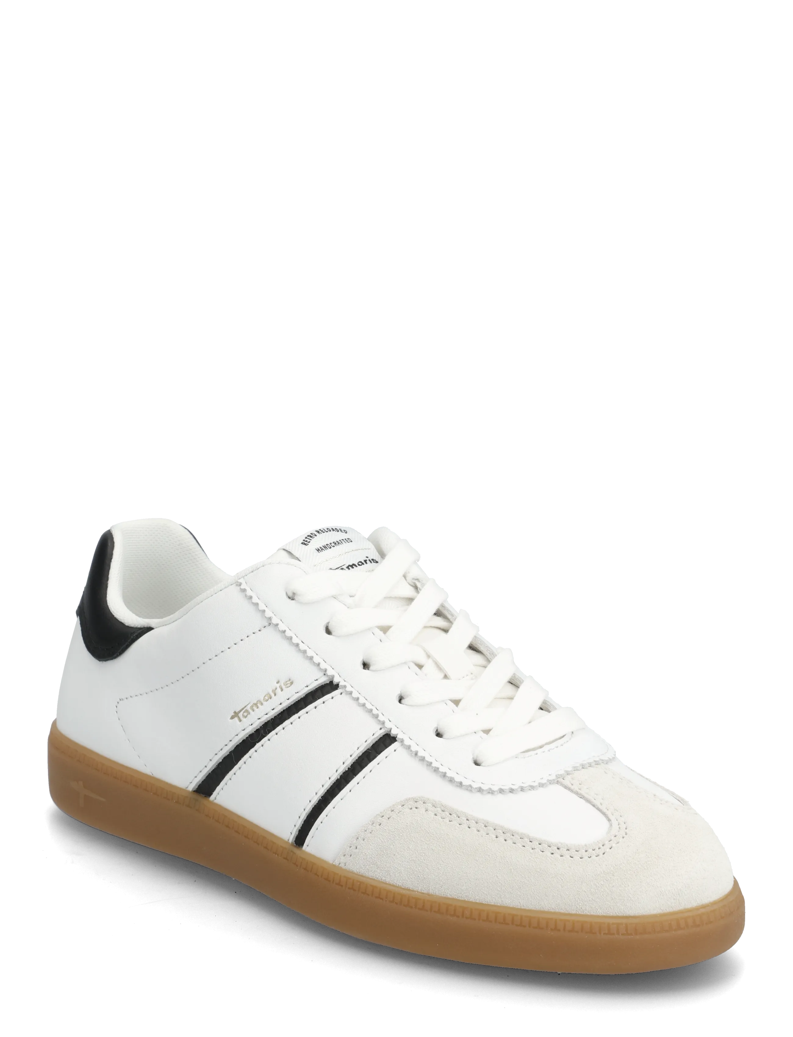 Tamaris Women Lace-up - Transitional Layering - WHITE/BLACK / white
