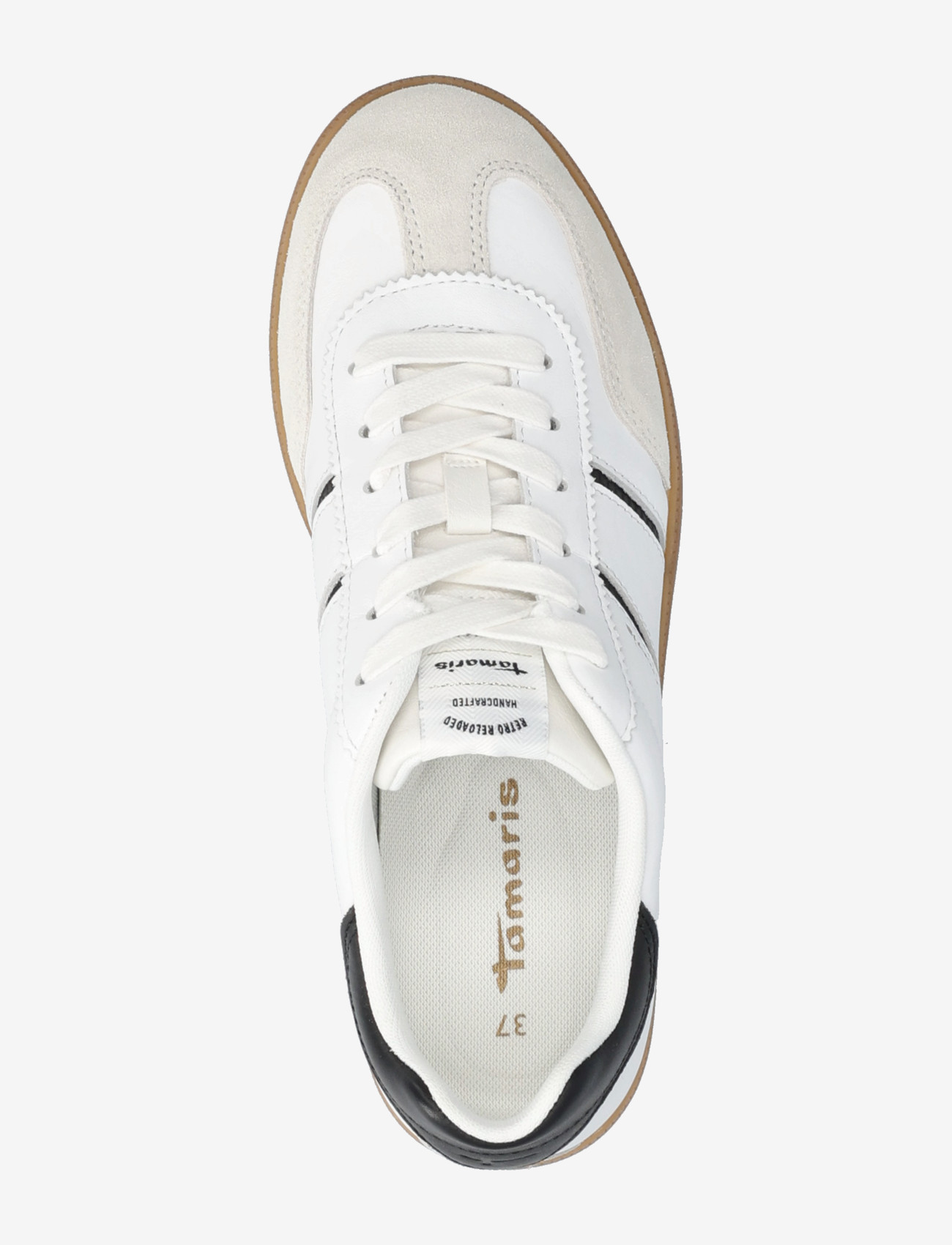 Tamaris - Women Lace-up - konfirmationstøj - white/black - 3
