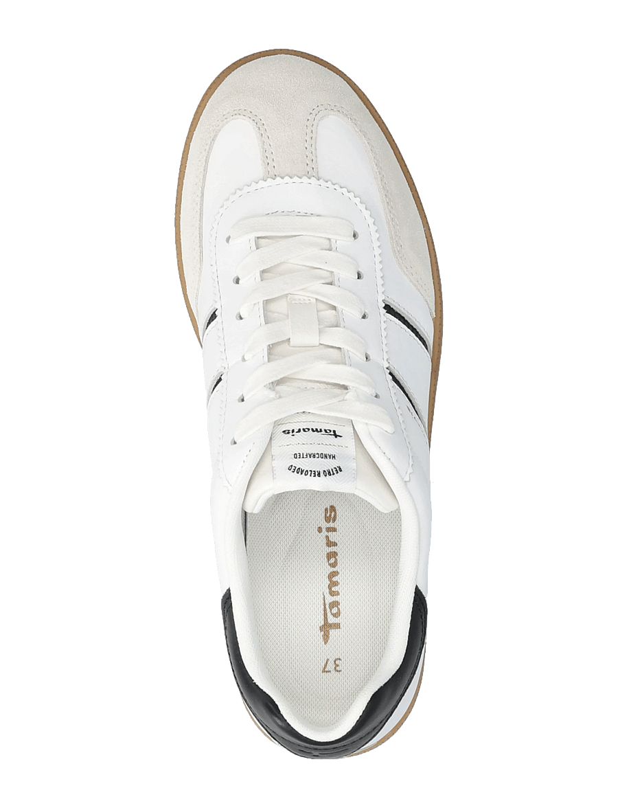 Tamaris - Women Lace-up - konfirmation - white/black - 3