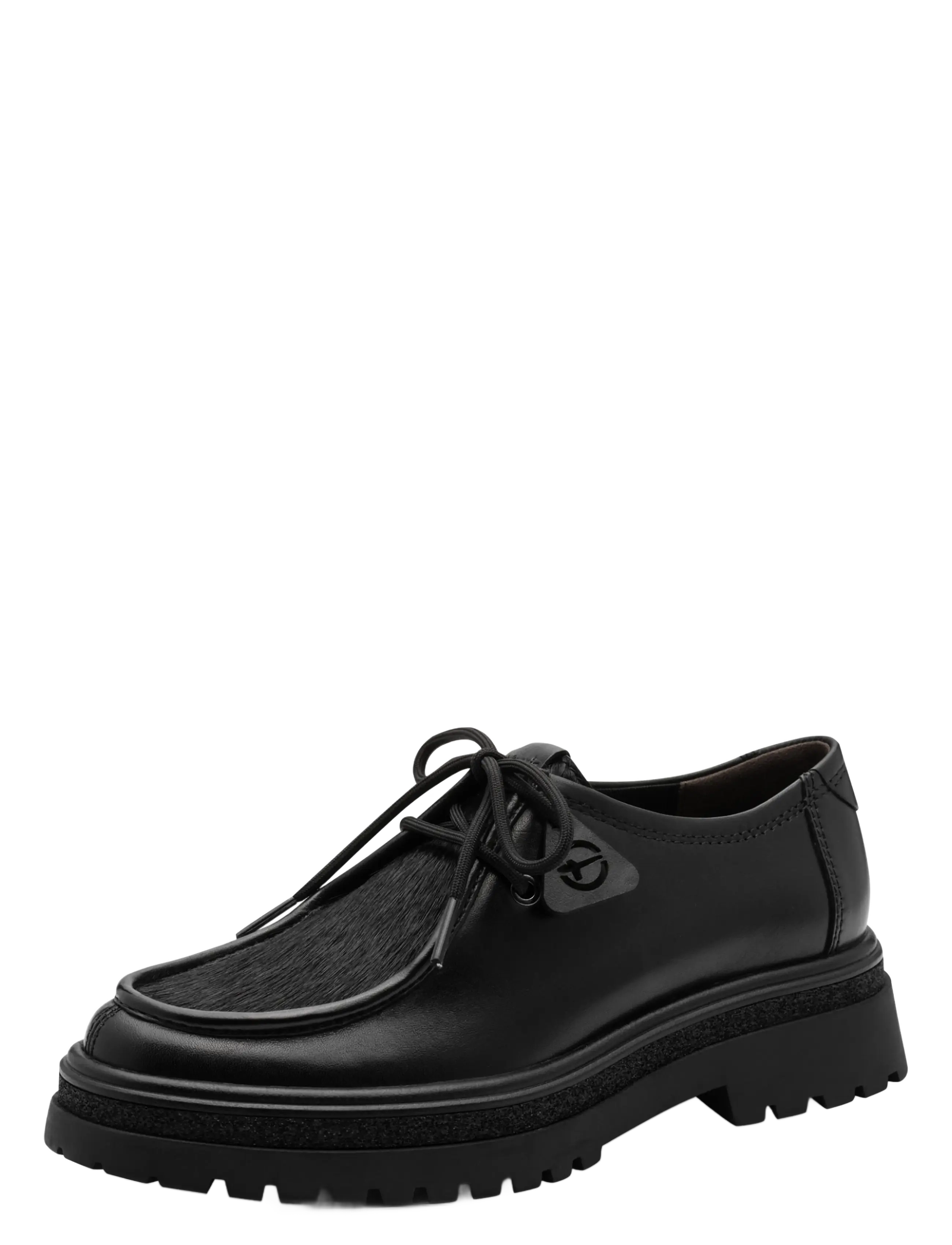 Tamaris Women Lace-Up, 42, Black, Sko > Laced Sko, Dame