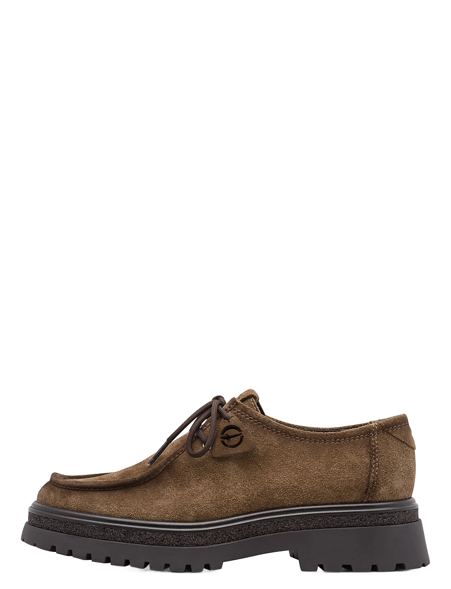 Tamaris - Women Lace-up - mode trends - camel - 1