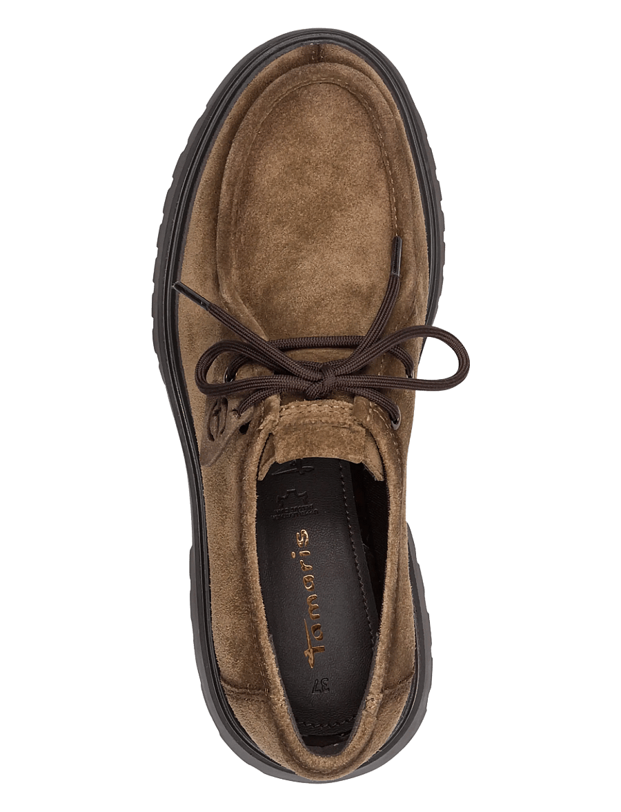 Tamaris - Women Lace-up - mode trends - camel - 4