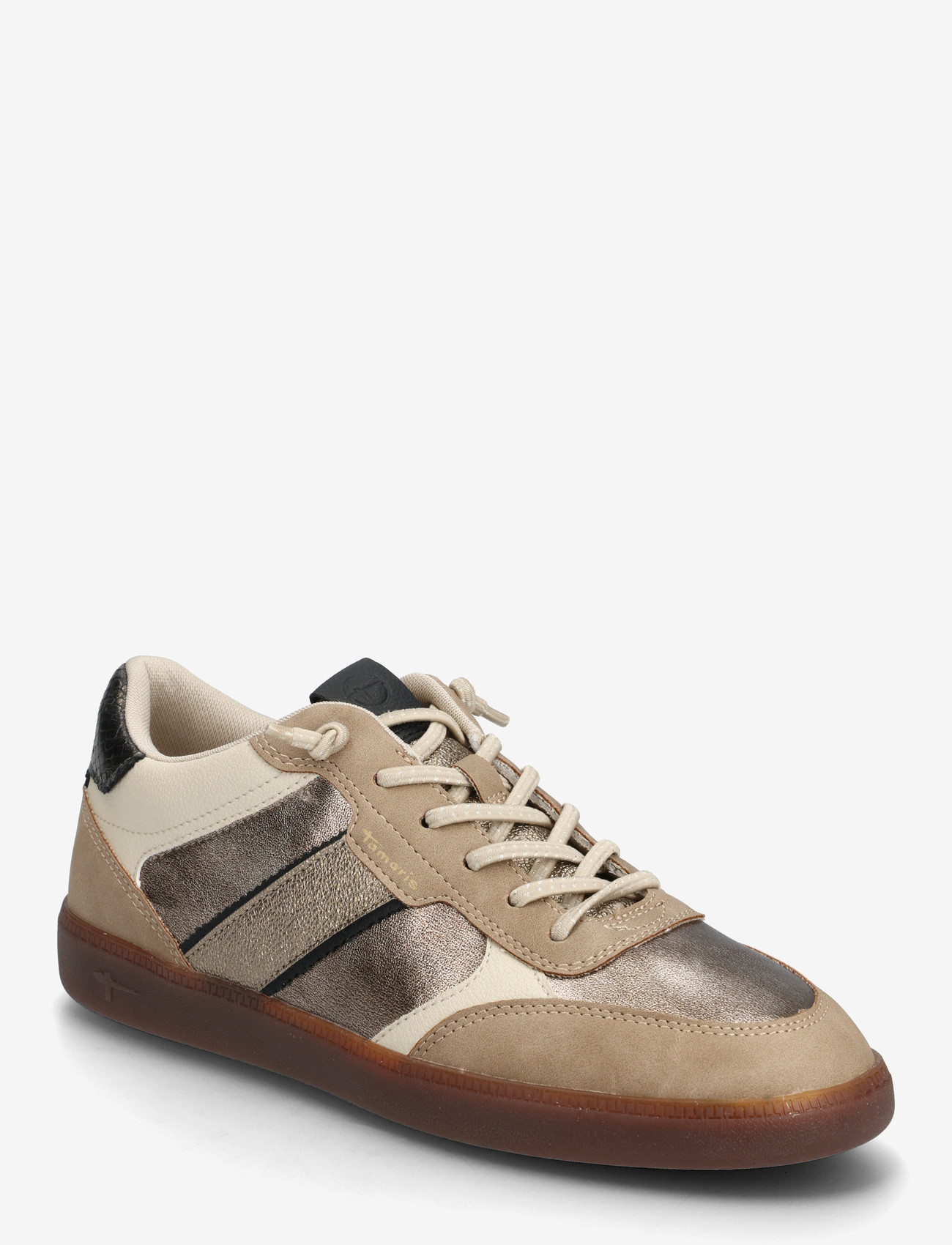 Tamaris - Women Lace-up - låga sneakers - gold comb - 0