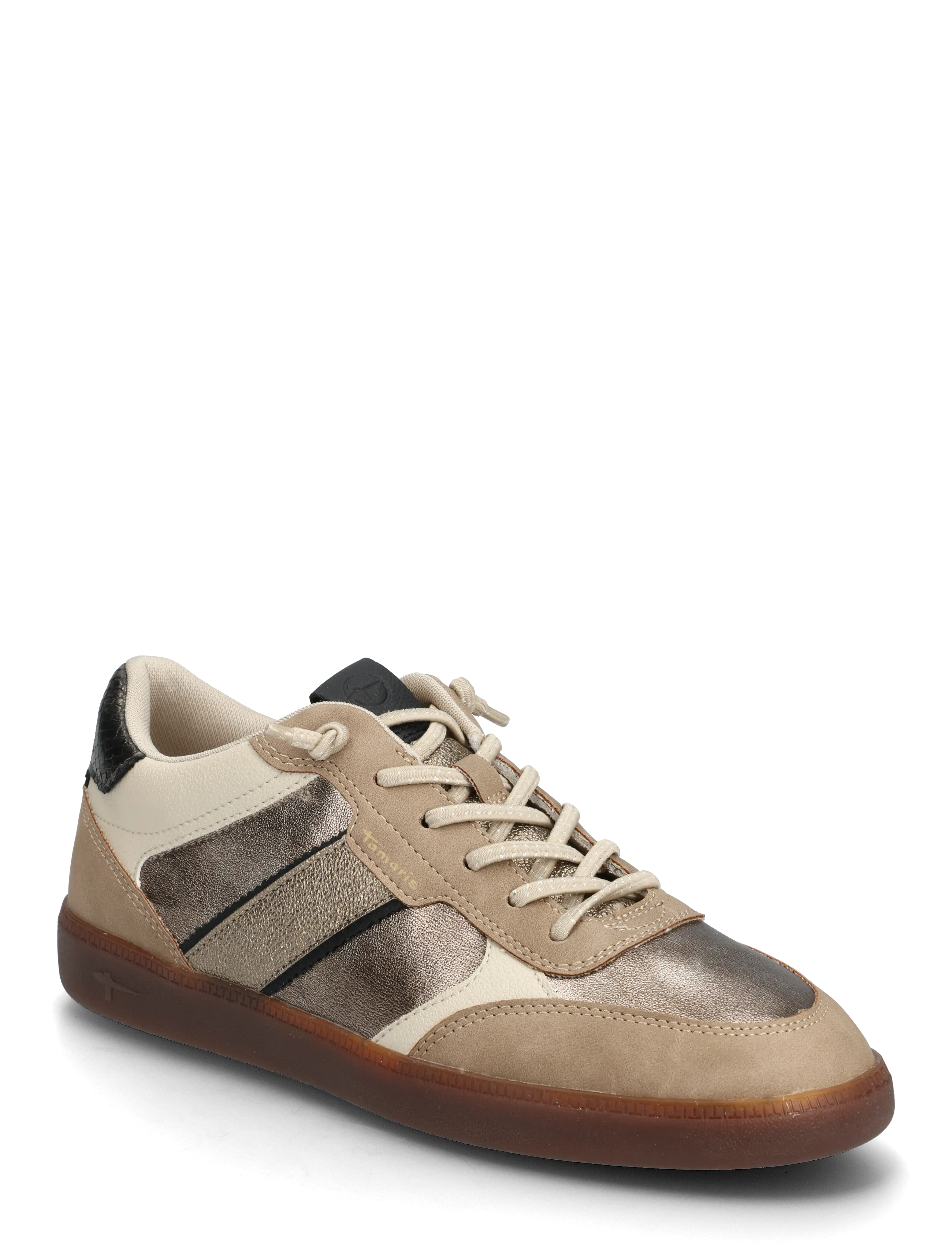 Tamaris Women Lace-up - Sneakers - GOLD COMB / beige