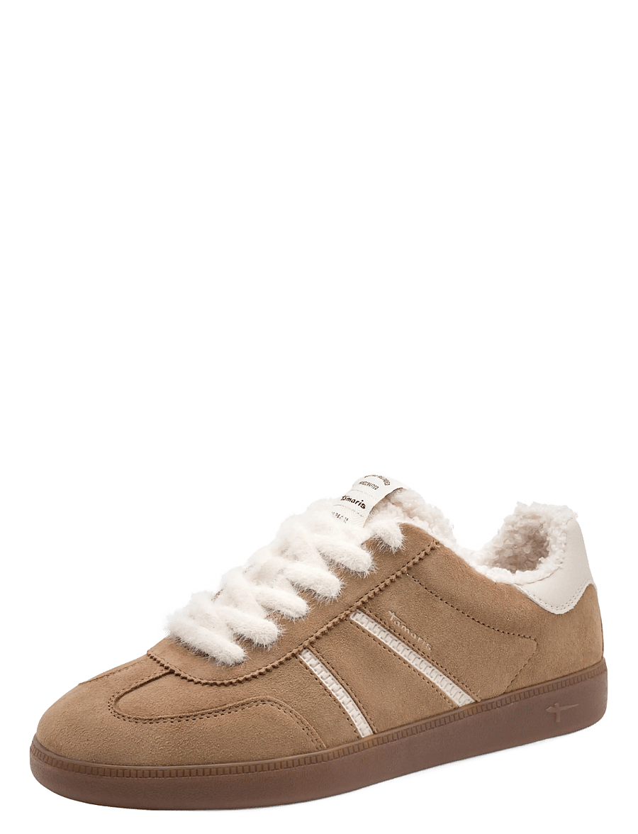 Tamaris - Women Lace-up - lave sneakers - camel - 0
