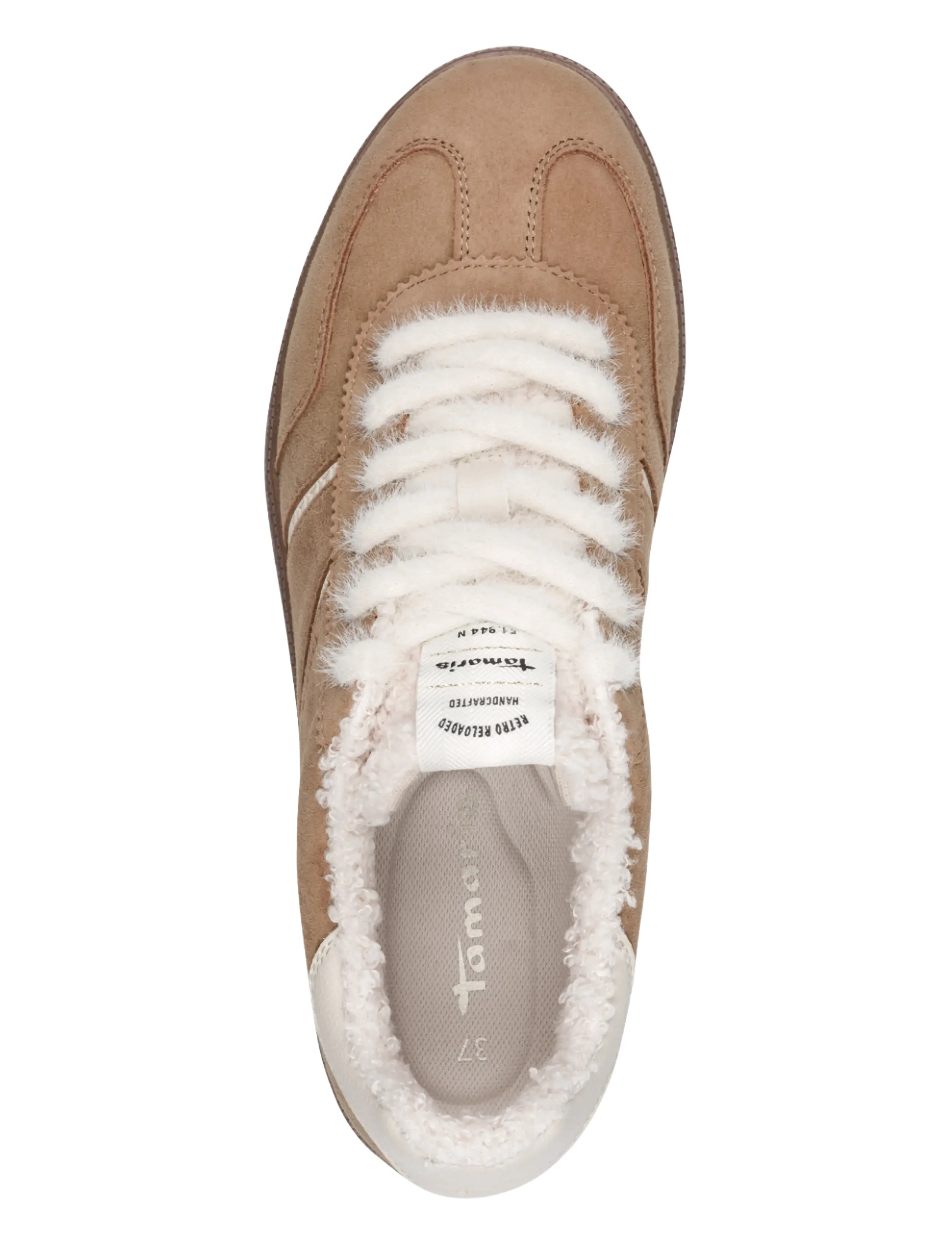 Tamaris - Women Lace-up - lave sneakers - camel - 4