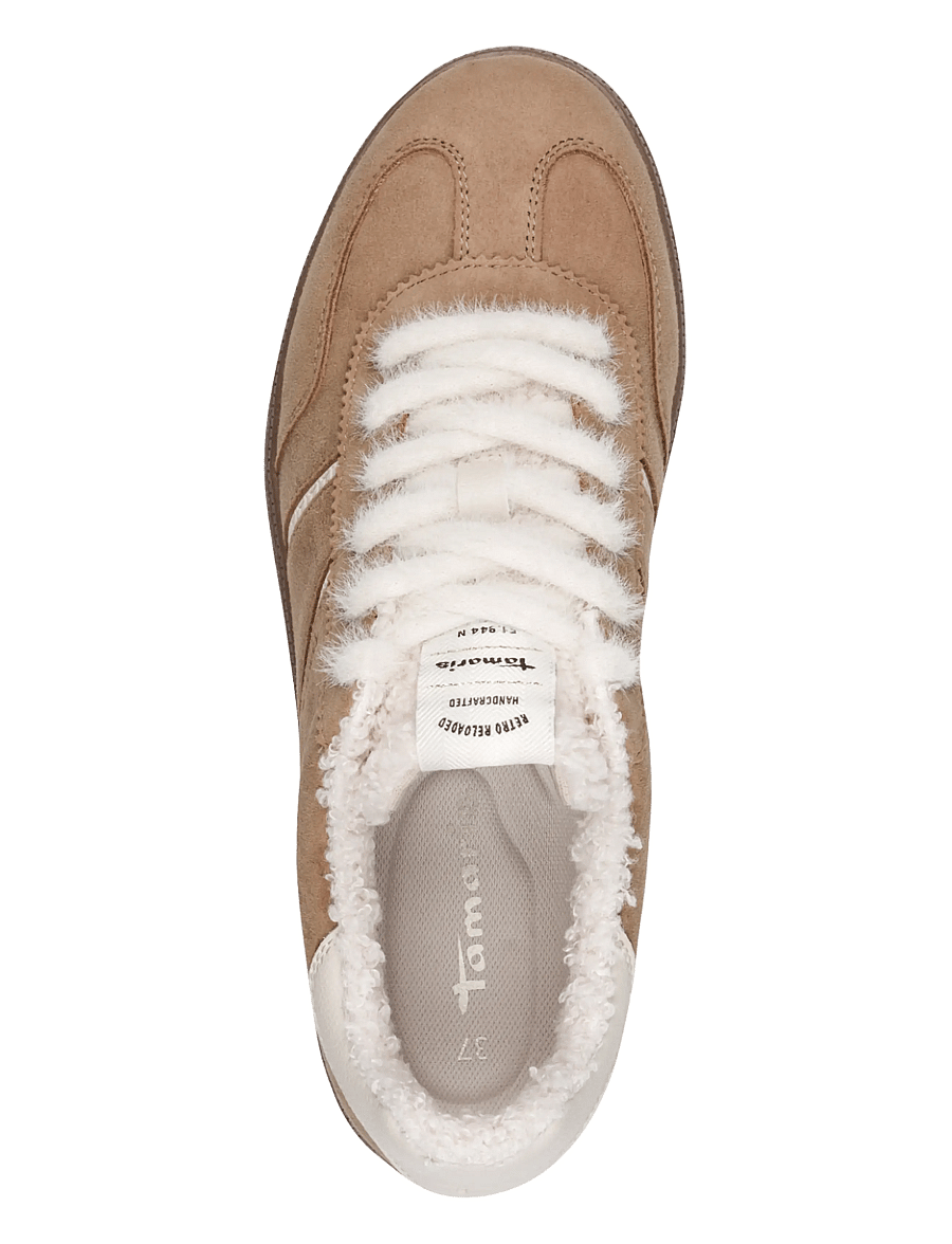 Tamaris - Women Lace-up - lave sneakers - camel - 4