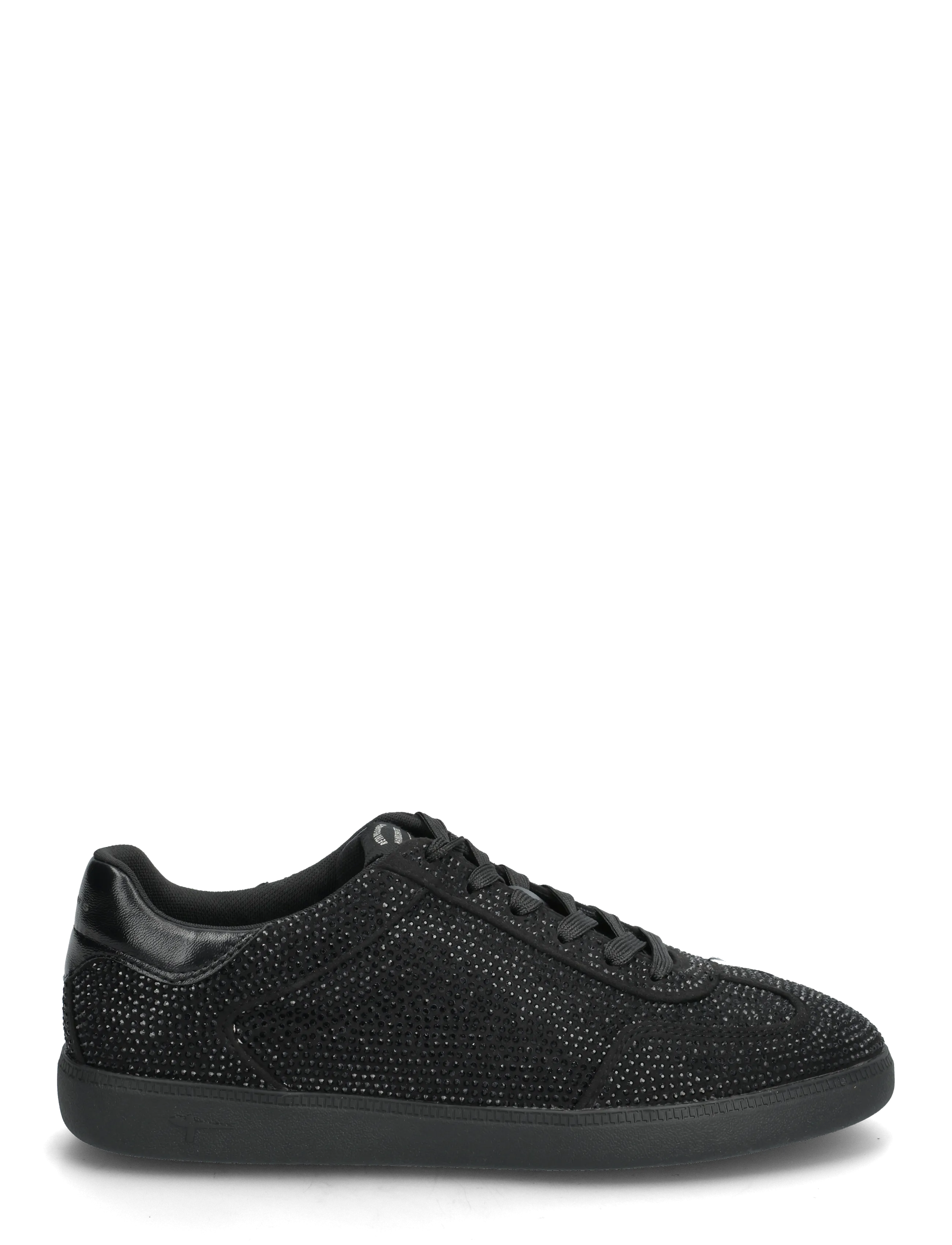 Tamaris - Women Lace-up - laisvalaikio batai žemu aulu - black glam - 1