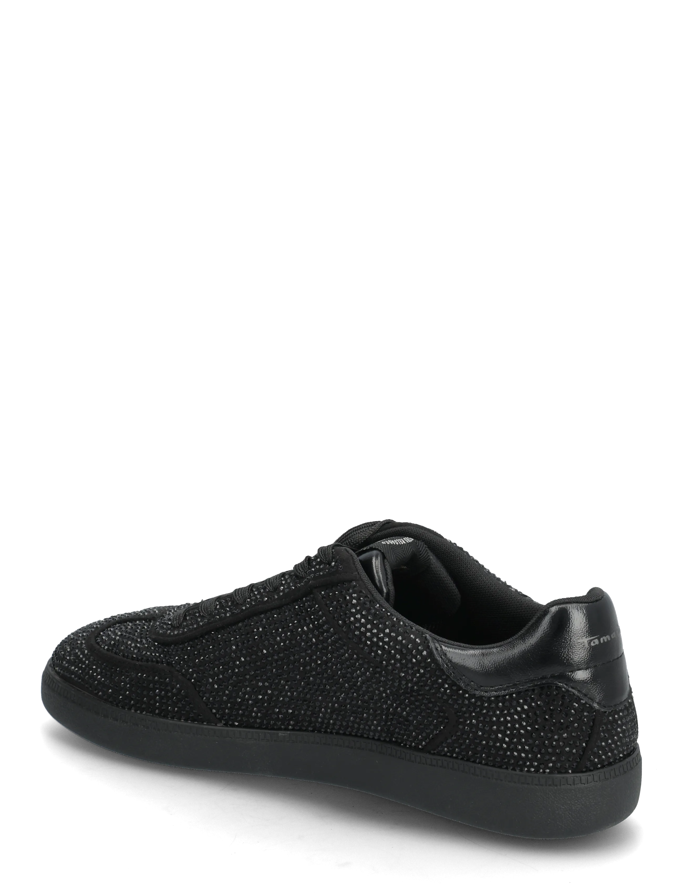 Tamaris - Women Lace-up - laisvalaikio batai žemu aulu - black glam - 2