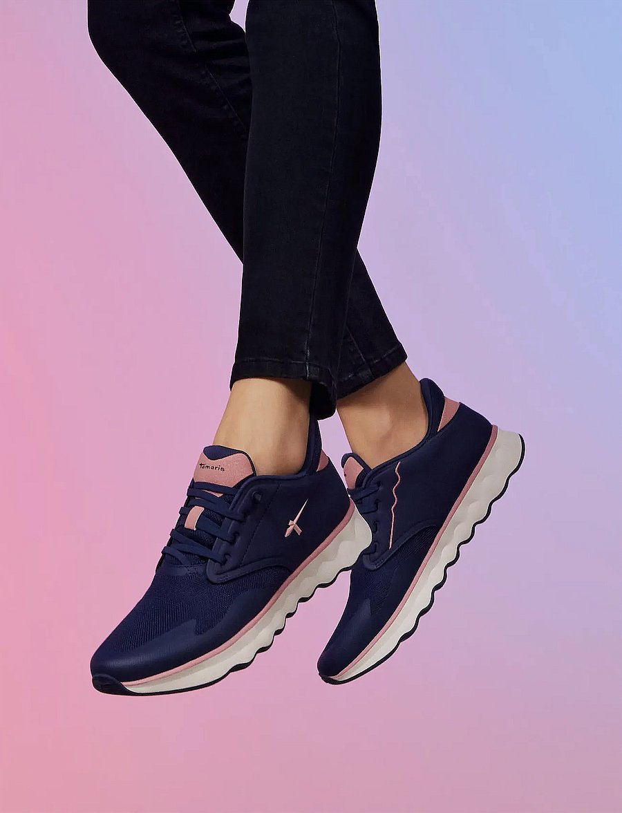 Tamaris - Women Lace-up - confirmation - navy comb - 0