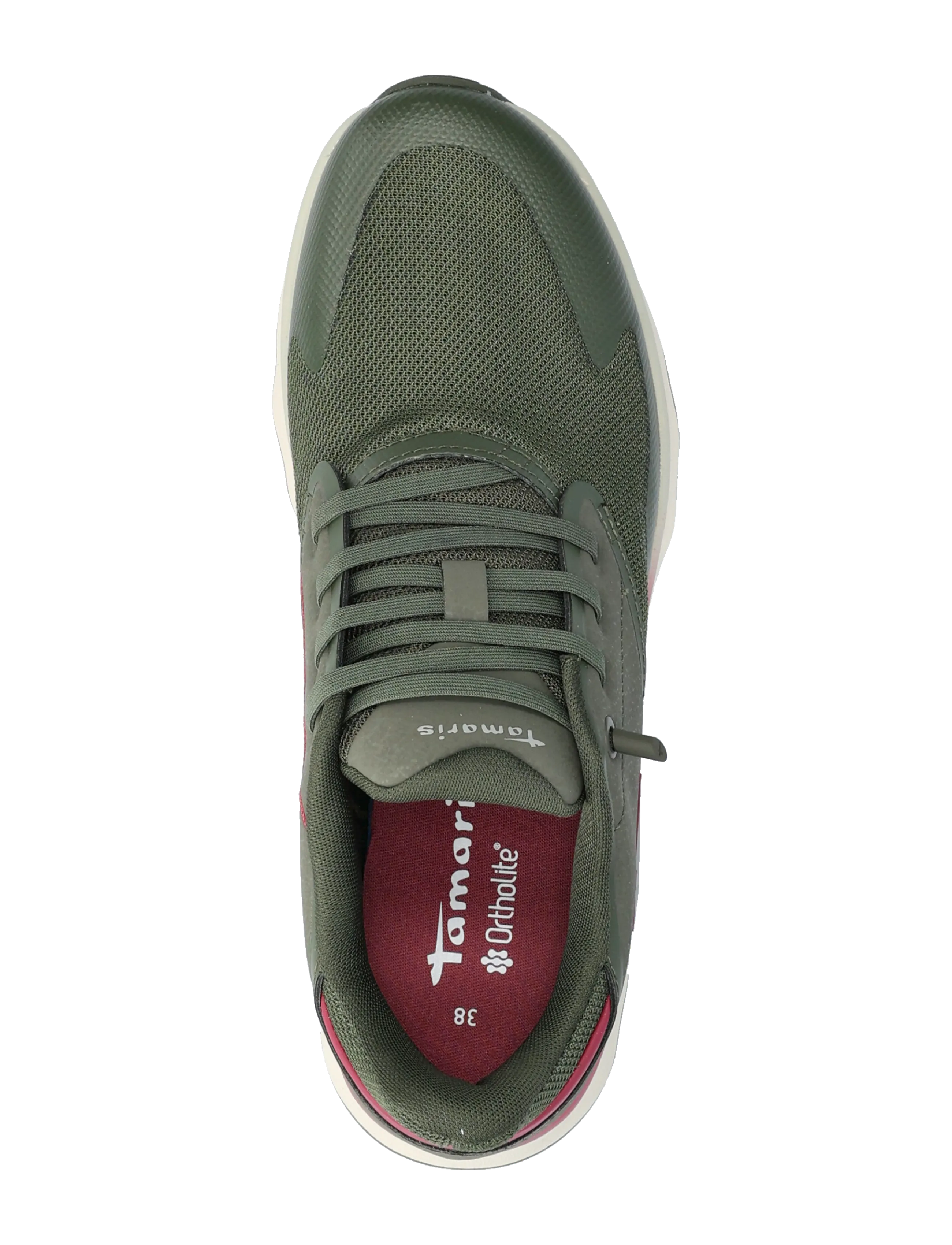 Tamaris - Women Lace-up - konfirmationstøj - olive comb - 3