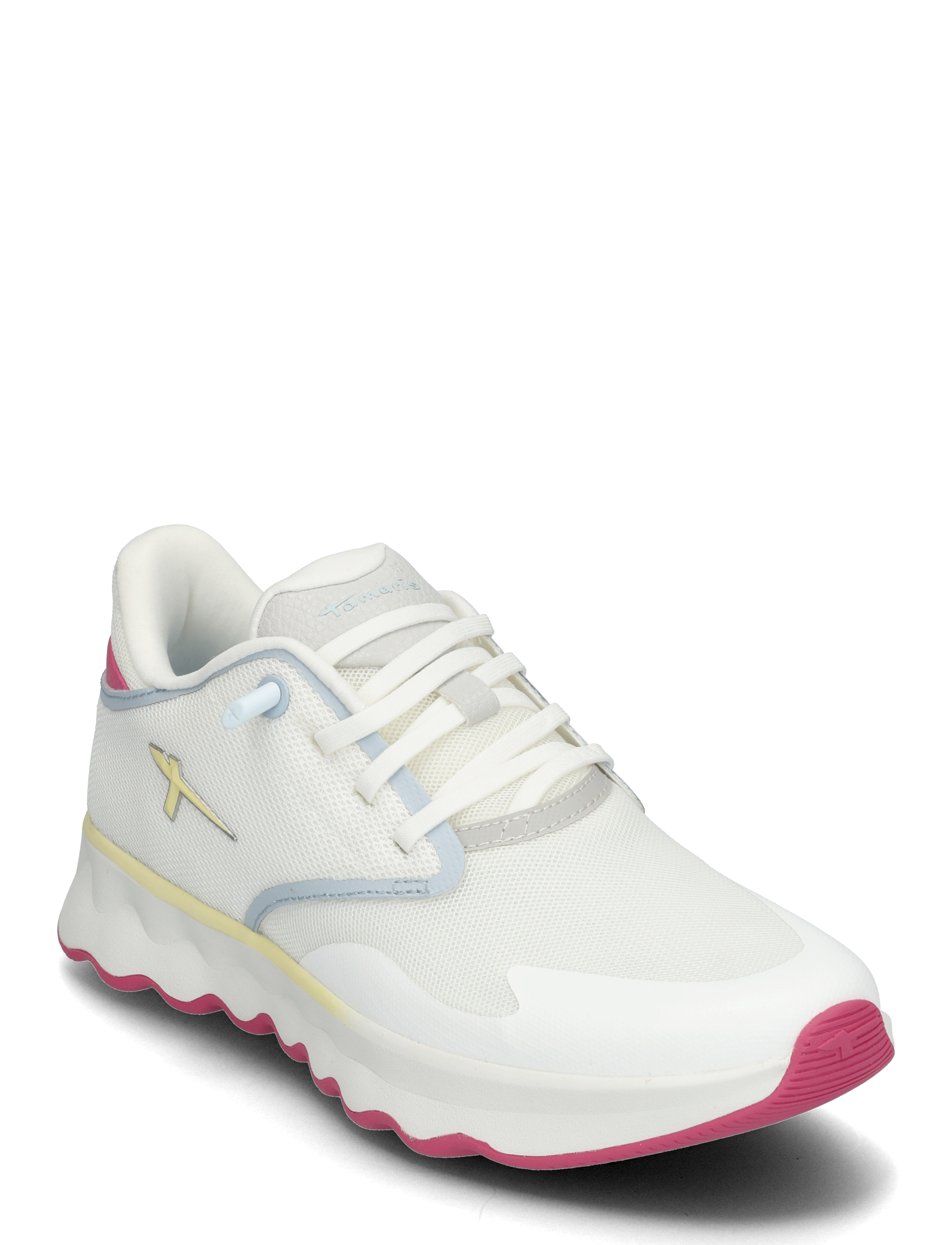 Tamaris Women Lace-Up, 40, Sneakers, Weiß - Low-top Frauen