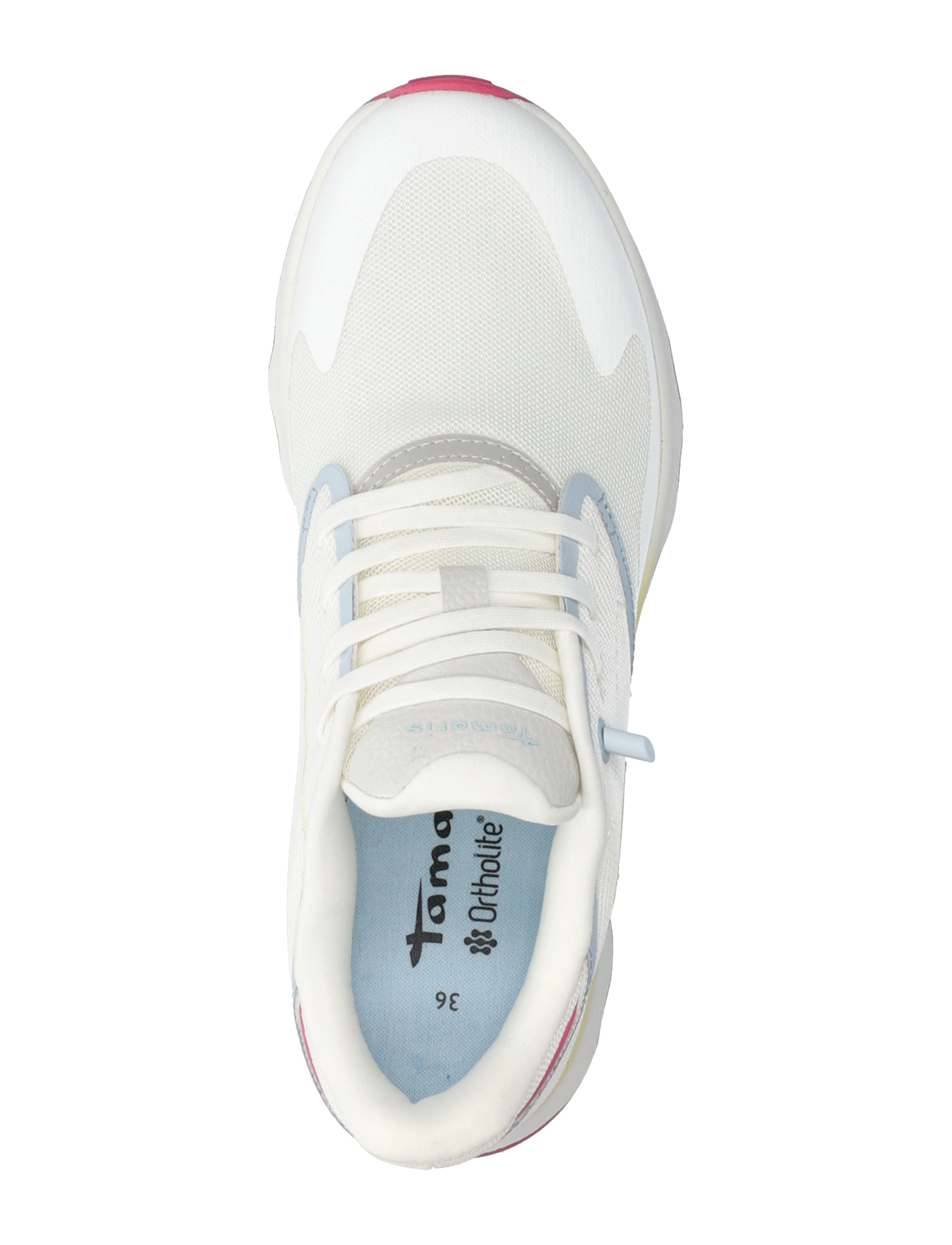 Tamaris - Women Lace-up - sutvirtinimas - white comb - 3
