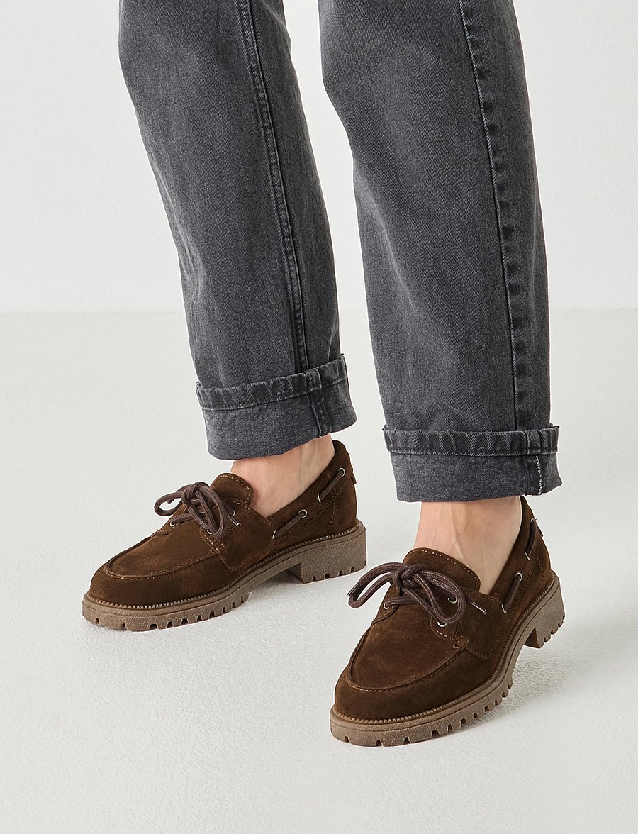Tamaris - Women Lace-up - seglarskor - mocca - 5
