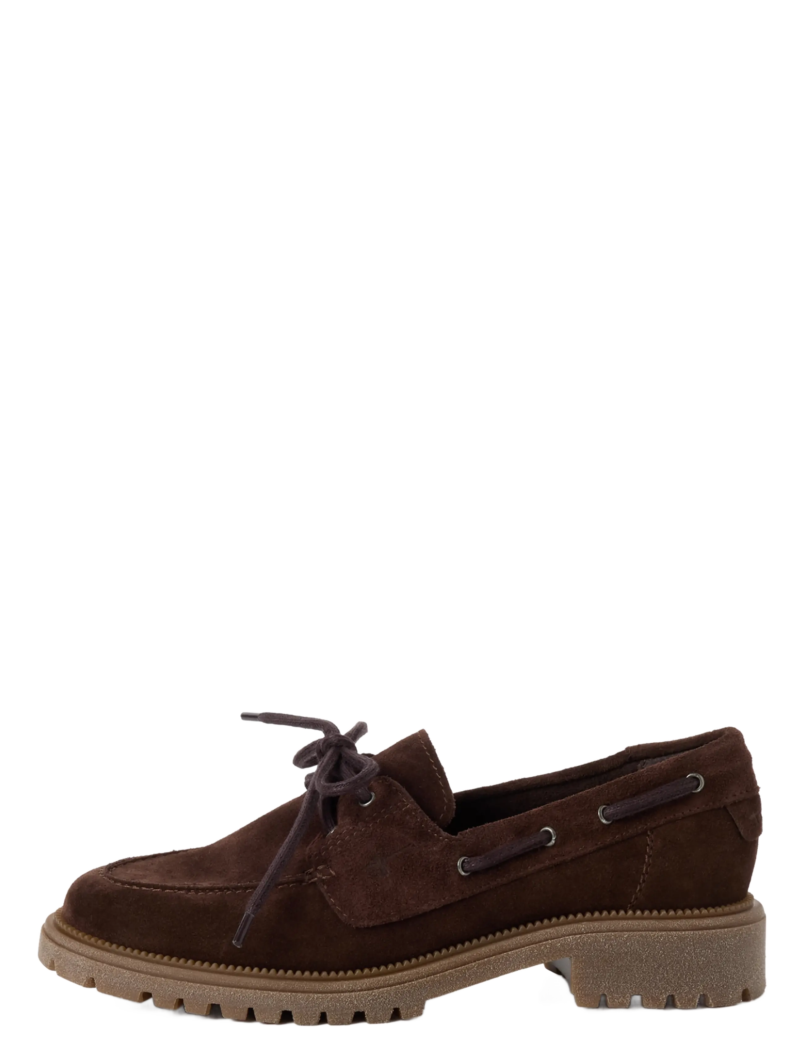 Tamaris - Women Lace-up - seglarskor - mocca - 1
