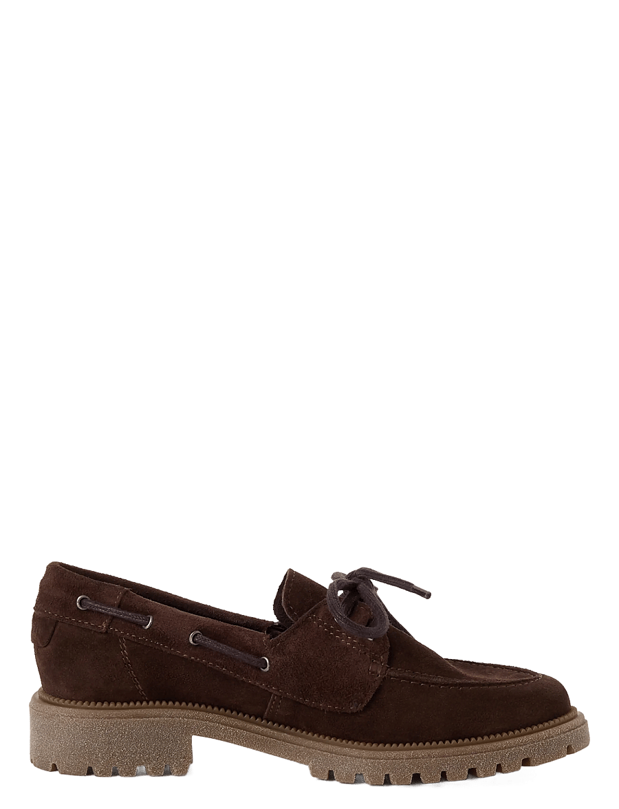 Tamaris - Women Lace-up - seglarskor - mocca - 2