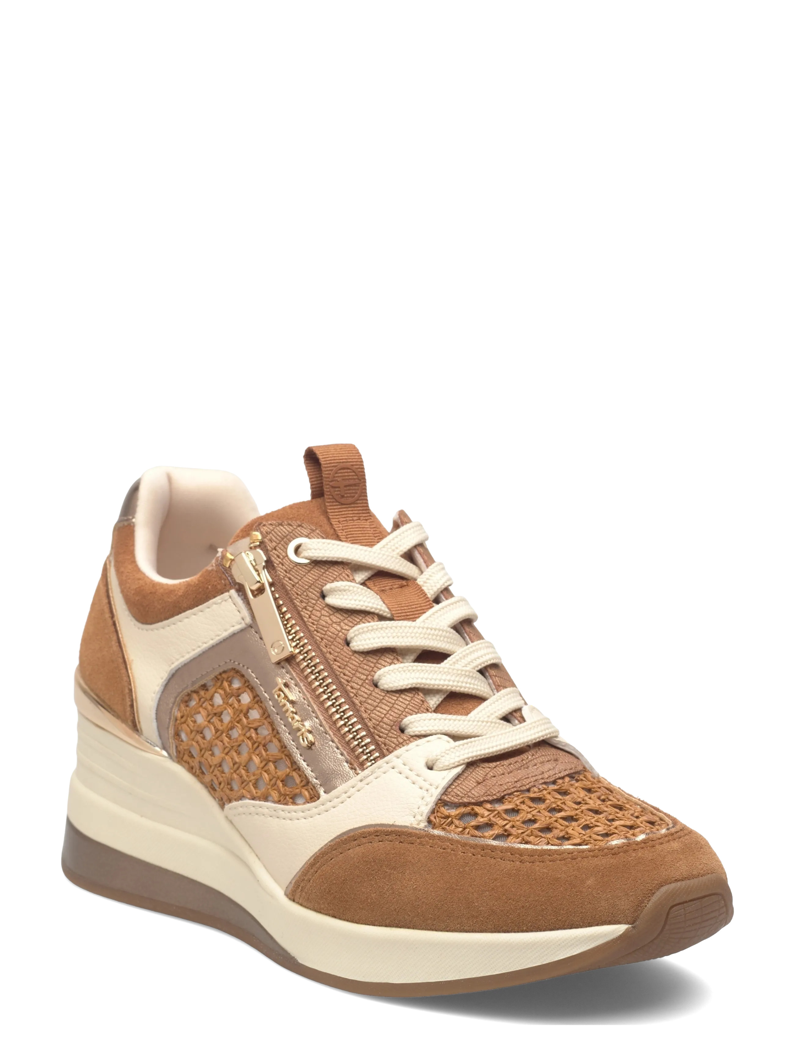 Tamaris Women Lace-Up, 37, Brown, Sneakers > Sneakers Med Lav Top, Dame
