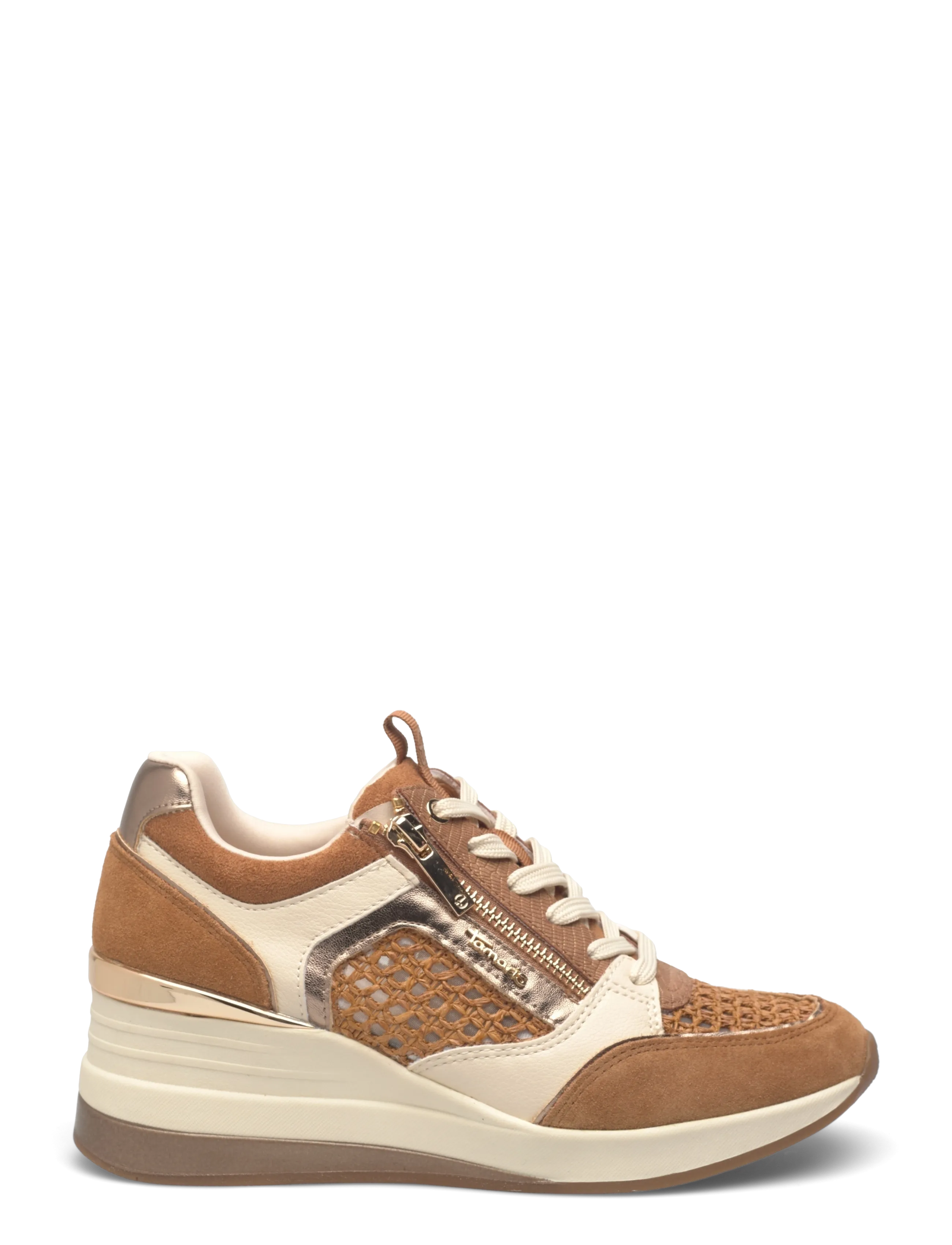 Tamaris - Women Lace-up - ikdienas apavi ar pazeminātu augšdaļu - camel comb - 1