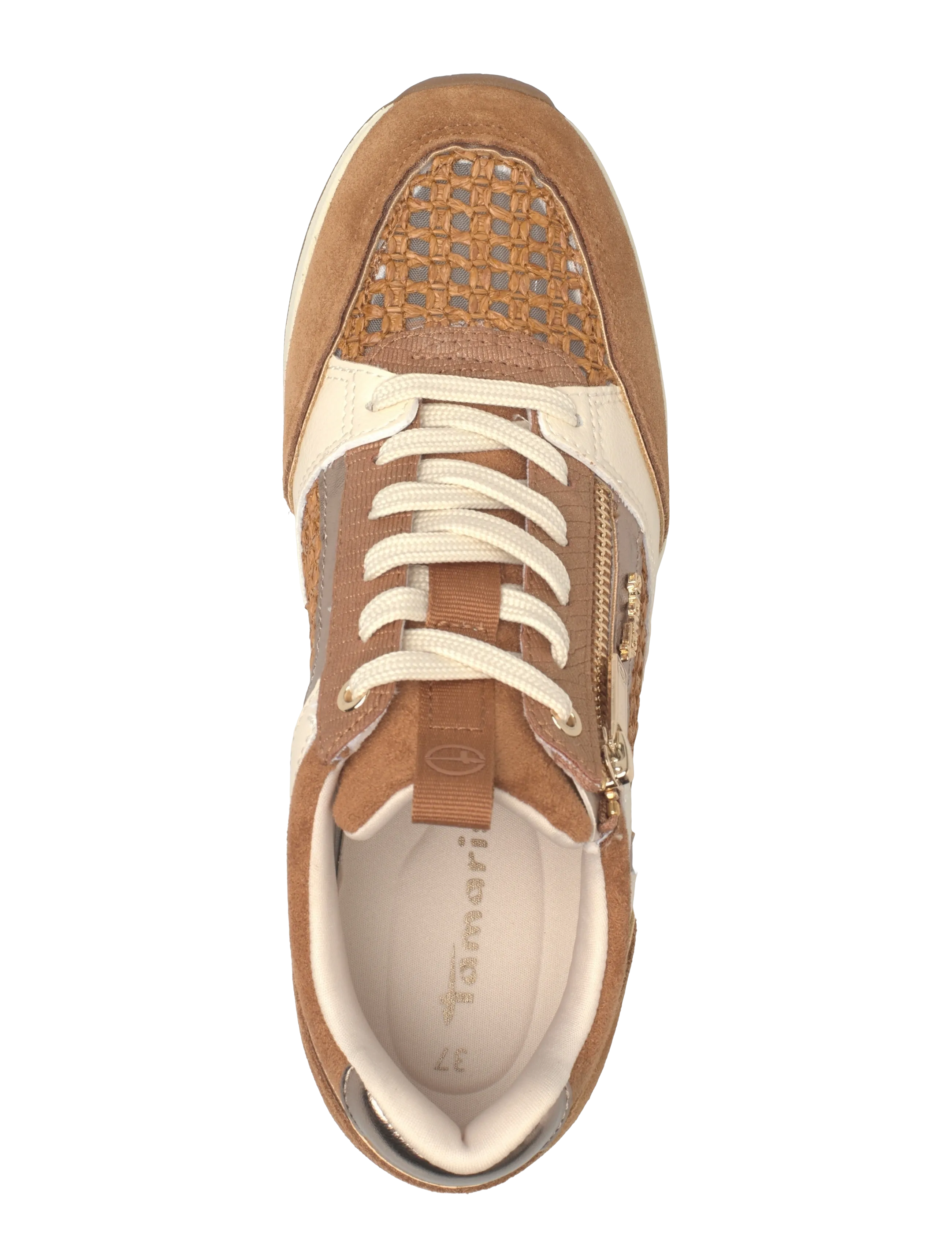 Tamaris - Women Lace-up - ikdienas apavi ar pazeminātu augšdaļu - camel comb - 3