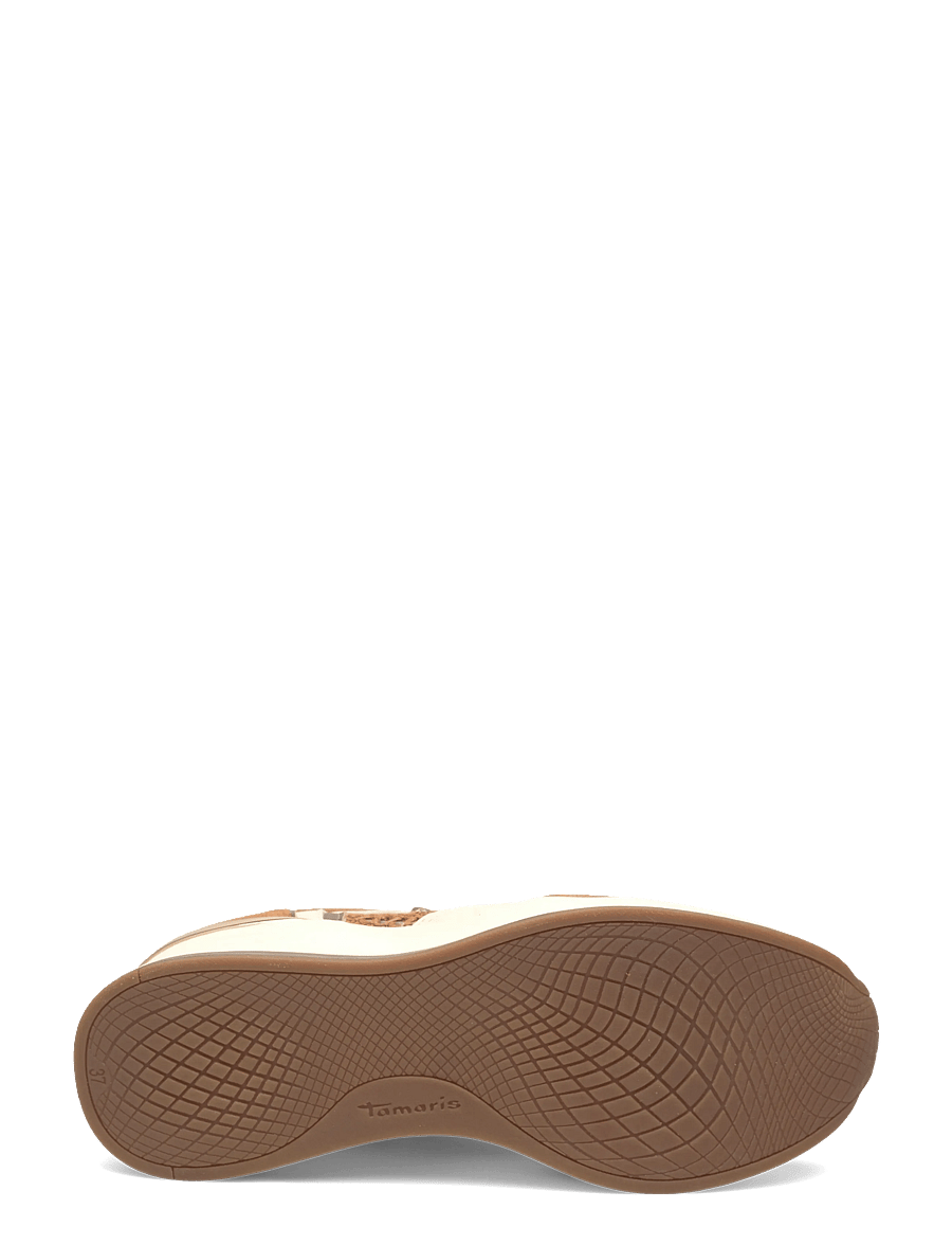 Tamaris - Women Lace-up - sneakers med kilklack - camel comb - 4