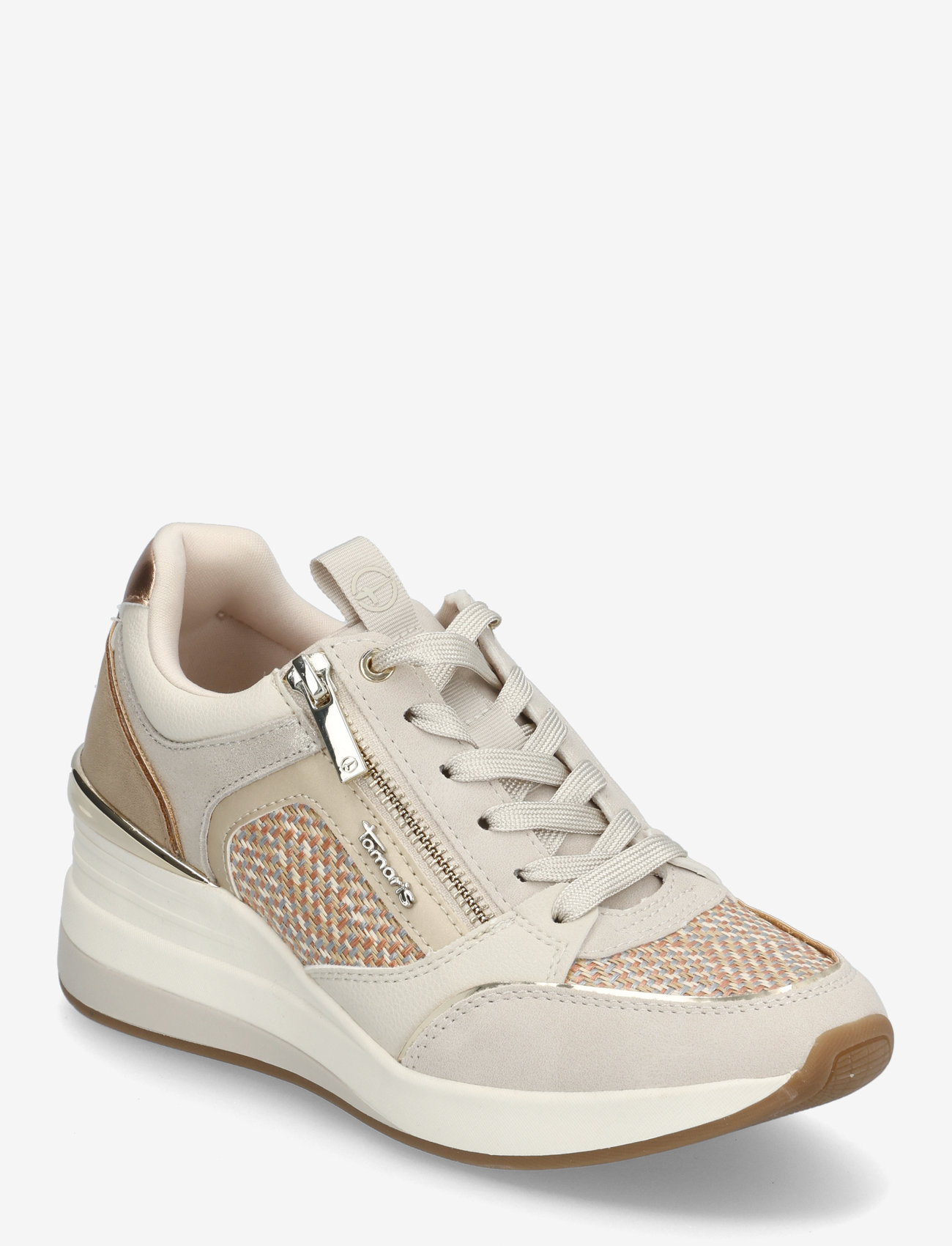 Tamaris - Women Lace-up - lave sneakers - ivory struct. - 0