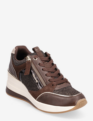Tamaris - Women Lace-up - lage sneakers - mocca comb - 0