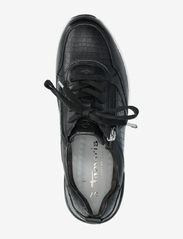 Tamaris - Women Lace-up - sneakers med lavt skaft - black struct. - 3