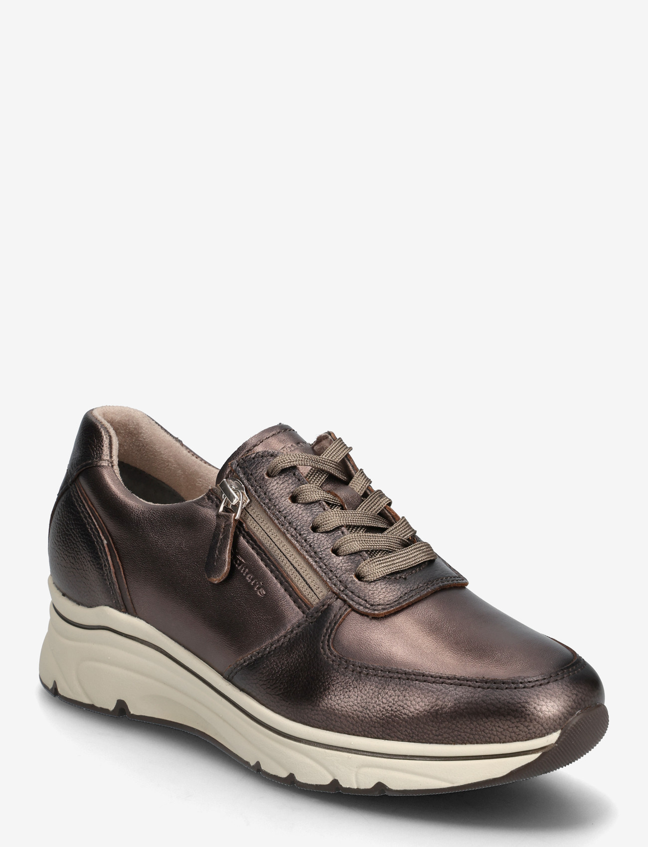 Tamaris - Women Lace-up - låga sneakers - bronce - 0