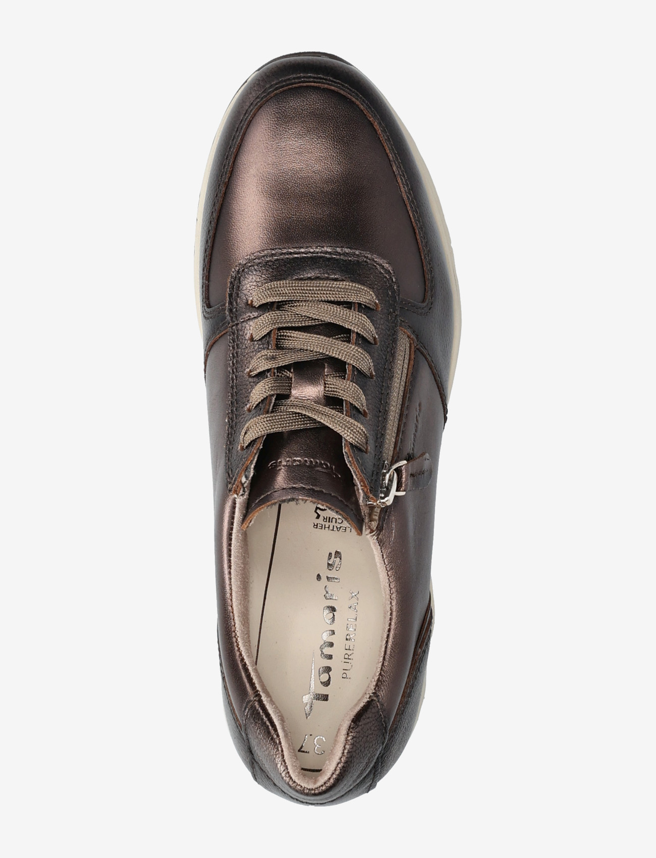 Tamaris - Women Lace-up - låga sneakers - bronce - 3