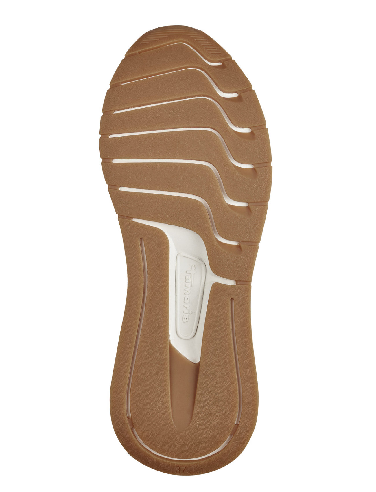 Tamaris - Women Lace-up - lágir strigaskór - ivory metallic - 2
