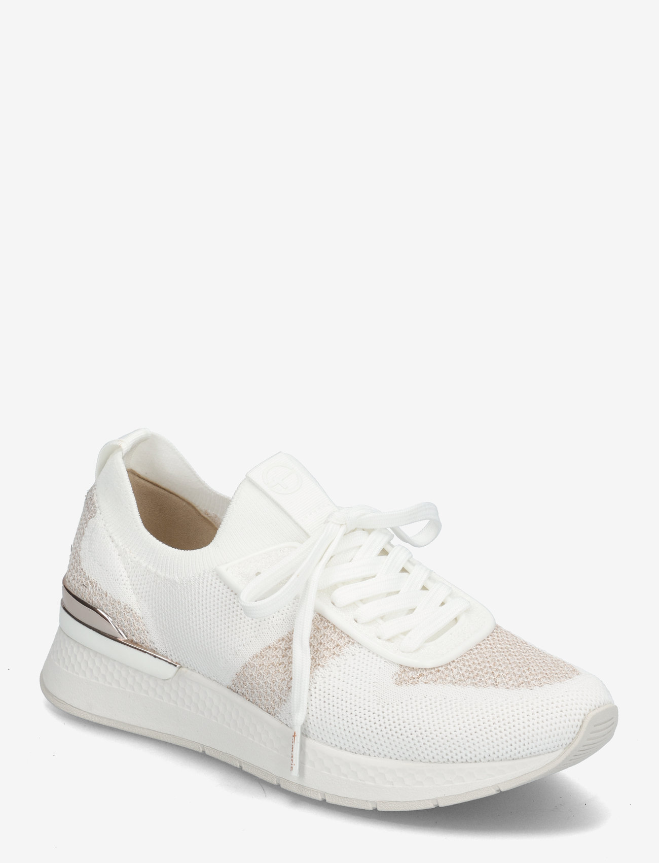 Tamaris - Women Lace-up - lage sneakers - wht/rose gold - 0