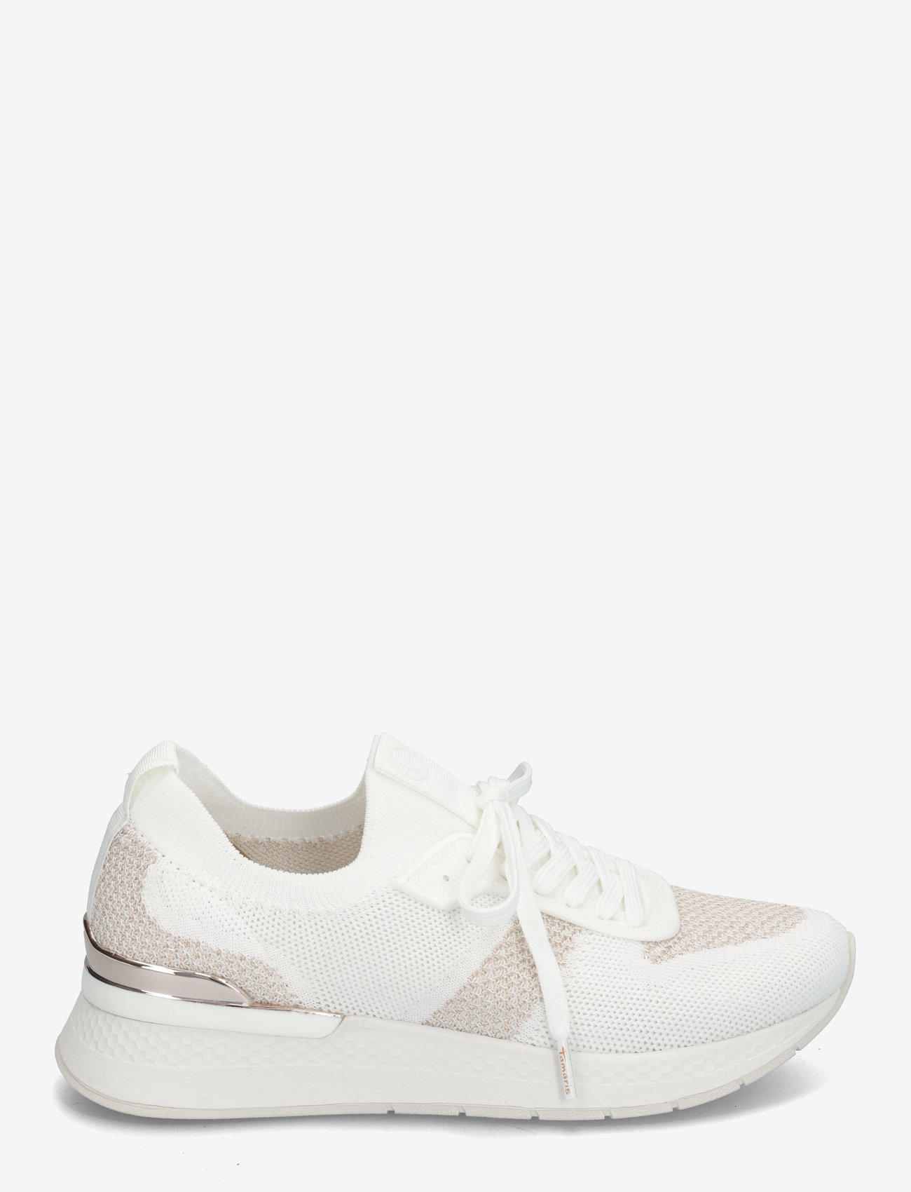 Tamaris - Women Lace-up - lage sneakers - wht/rose gold - 1