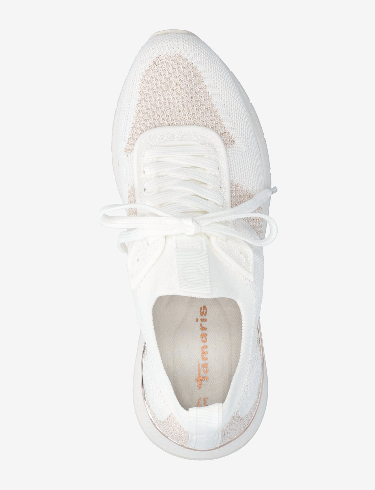 Tamaris - Women Lace-up - lage sneakers - wht/rose gold - 3