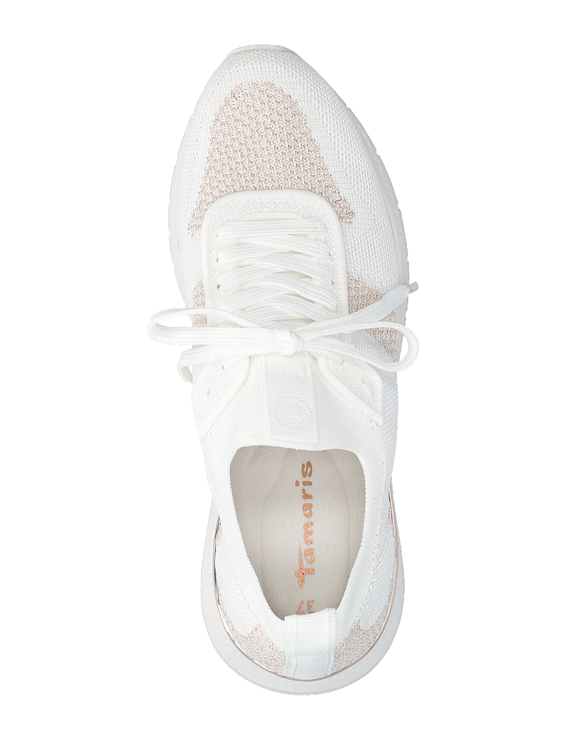 Tamaris - Women Lace-up - lage sneakers - wht/rose gold - 3