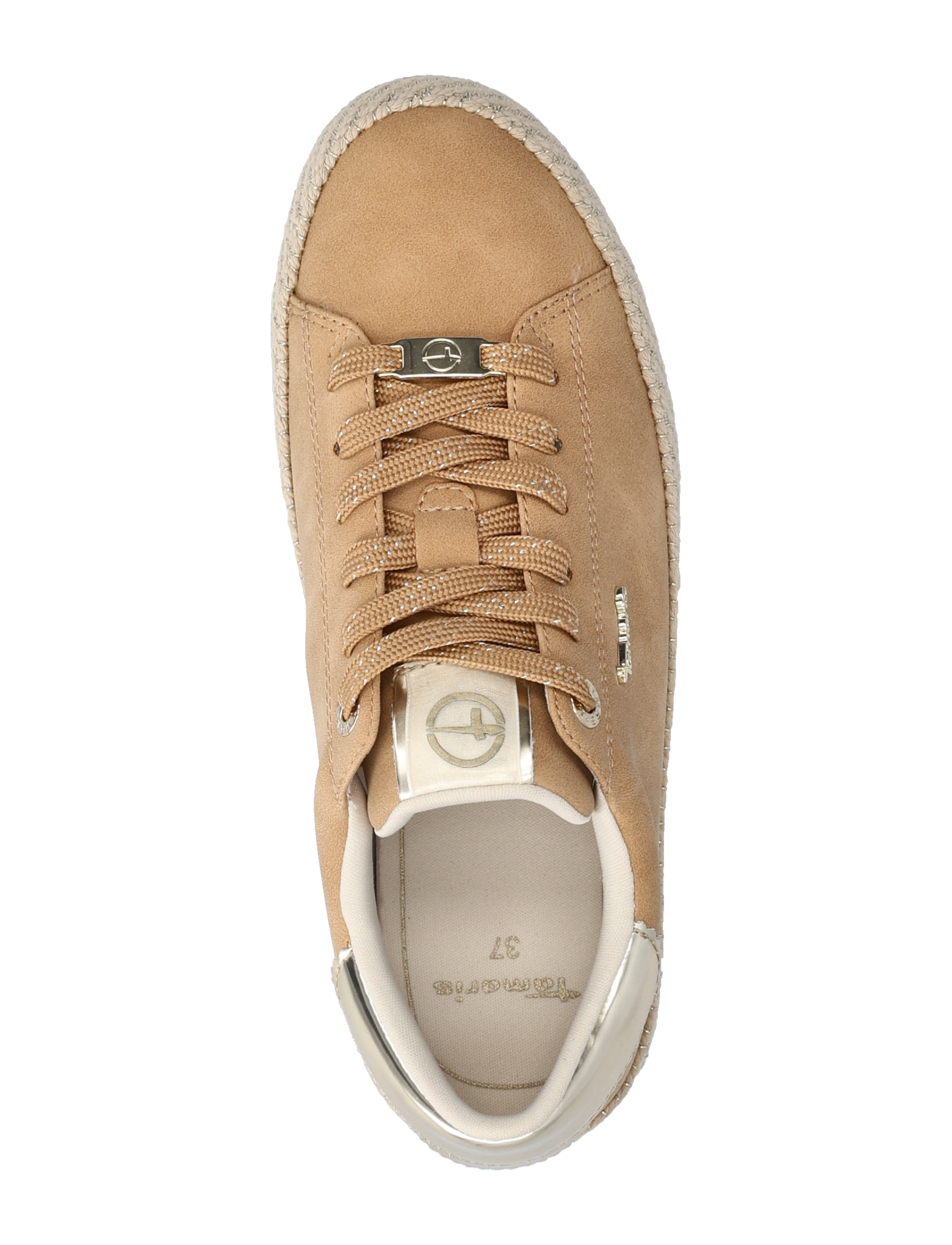 Tamaris - Women Lace-up - lave sneakers - camel - 3